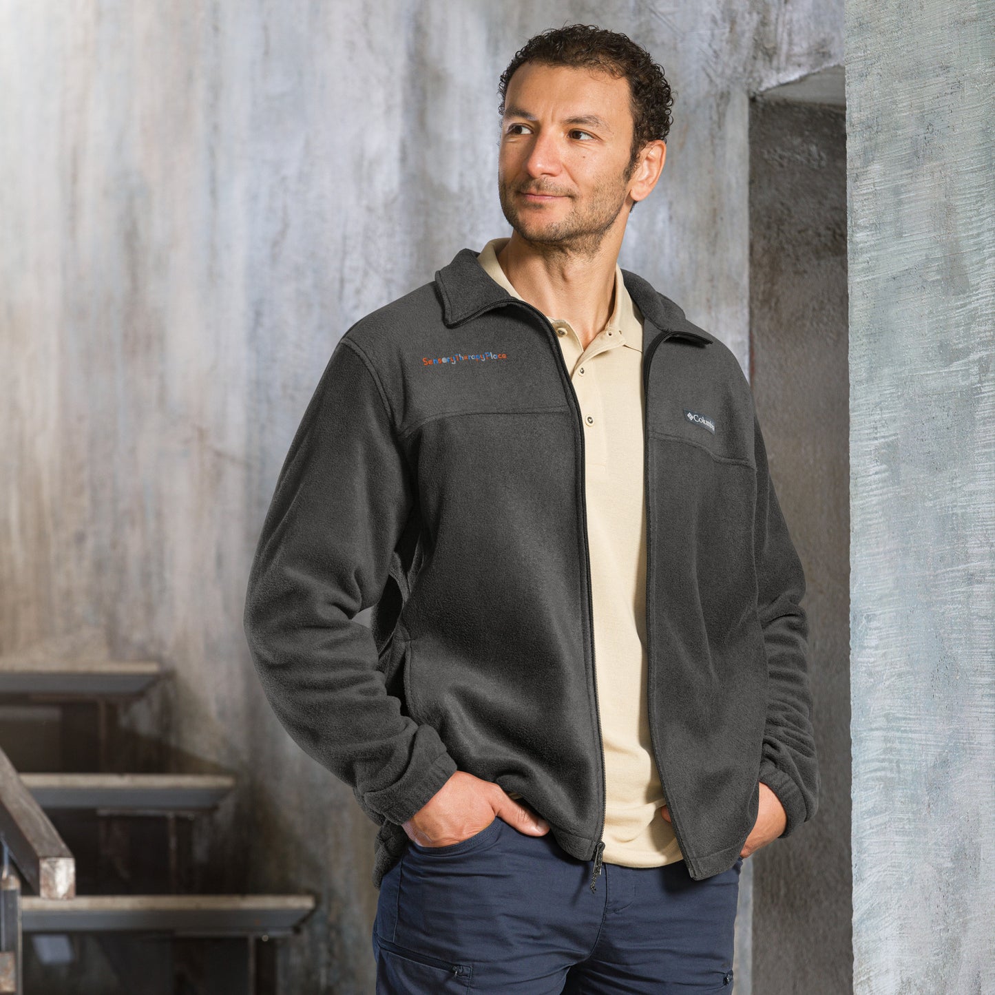 Sensory Therapy - Unisex Columbia fleece jacket