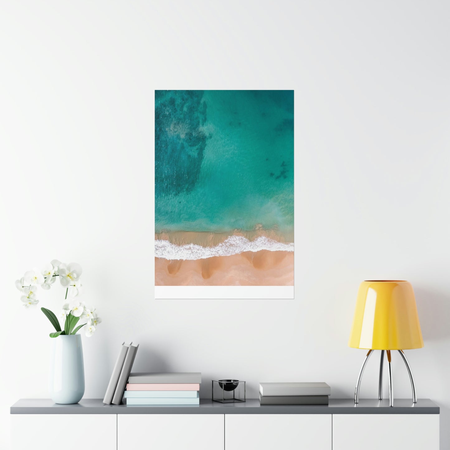 Beach Waves Matte Vertical Posters