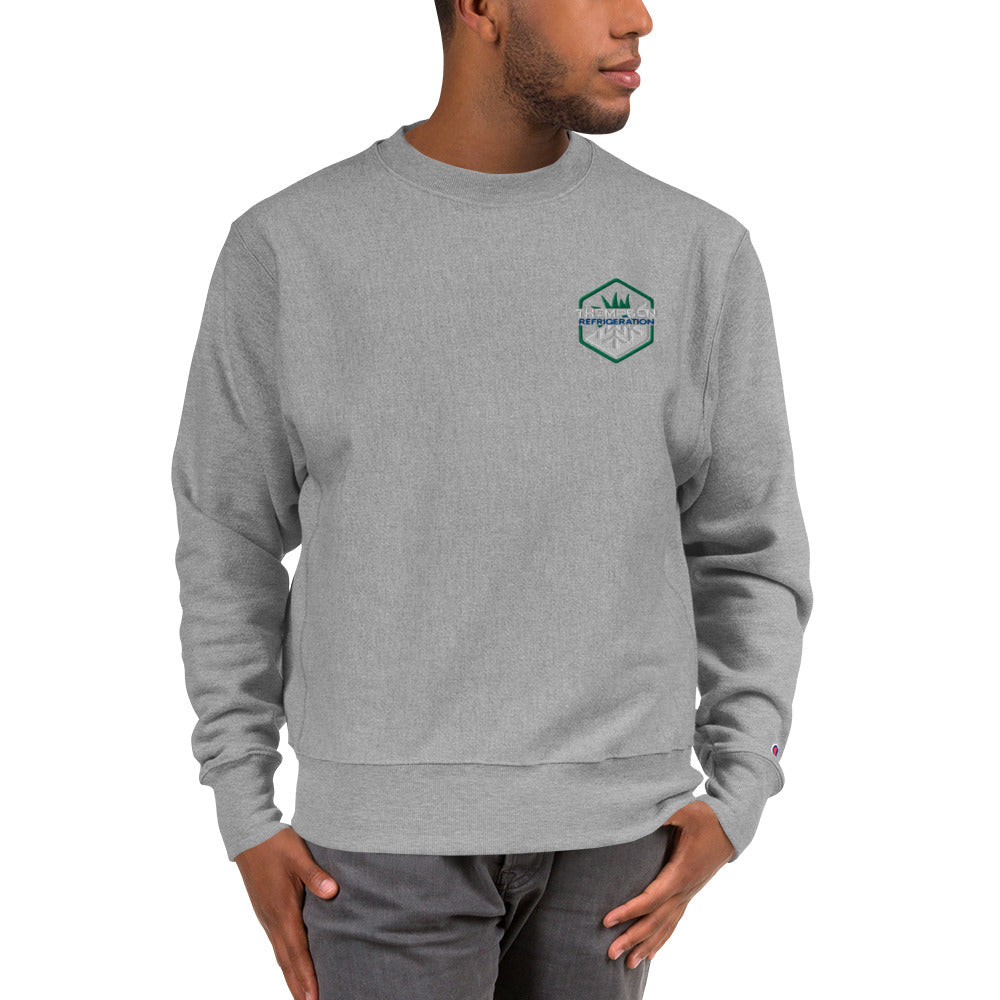 Thompson Refrigeration - #2 Logo Front only - Champion Sweatshirt