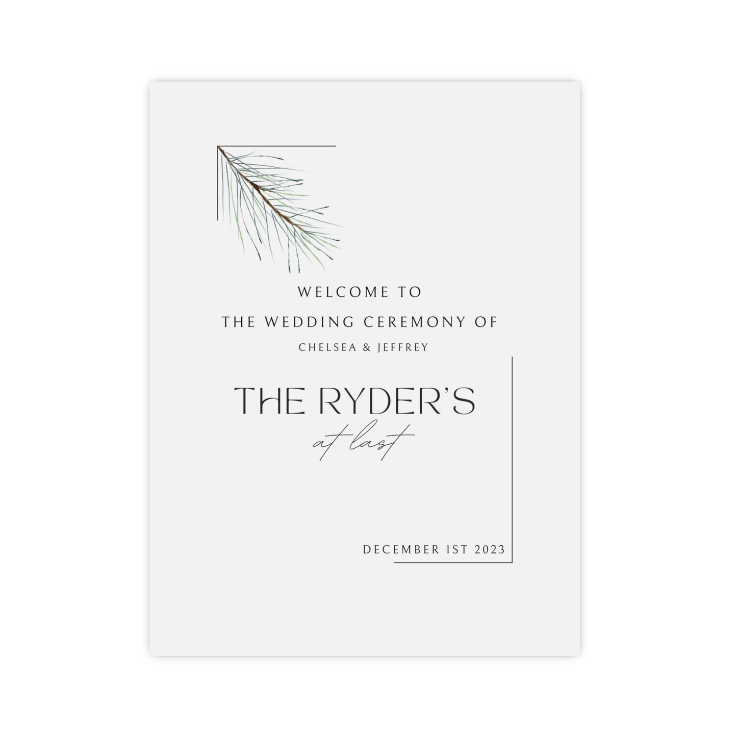 Vertical and Horizontal Matte Posters