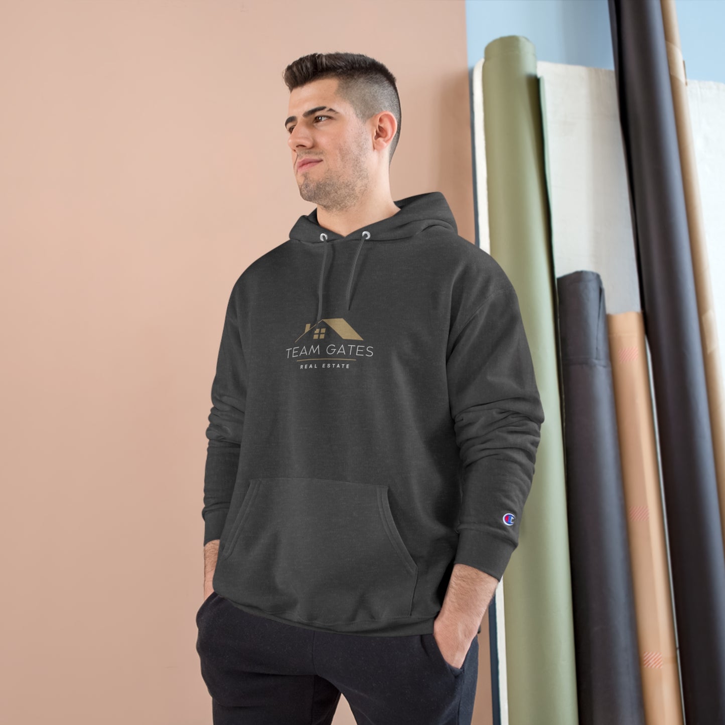 Team Gates - Large logo - Champion Hoodie