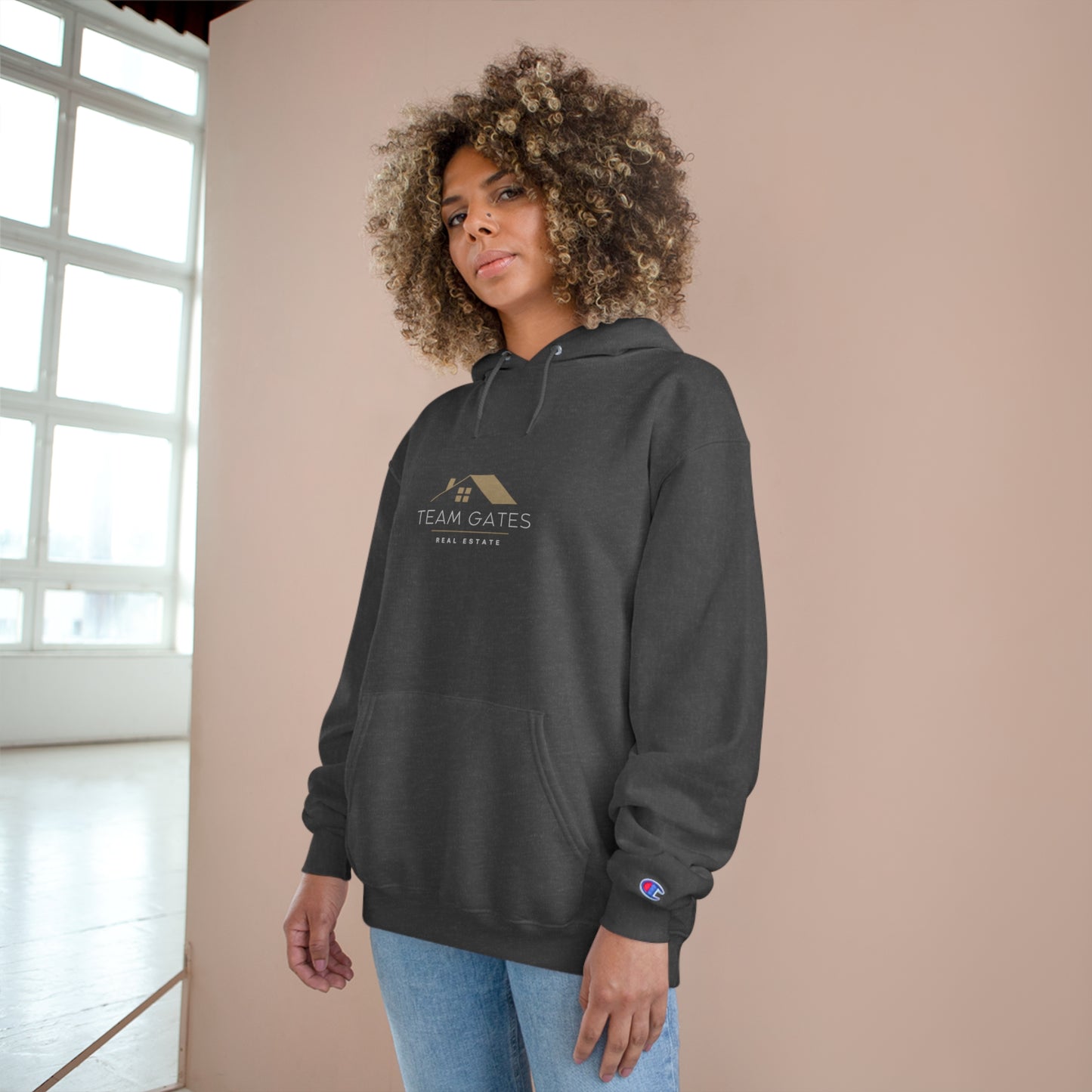 Team Gates - Large logo - Champion Hoodie