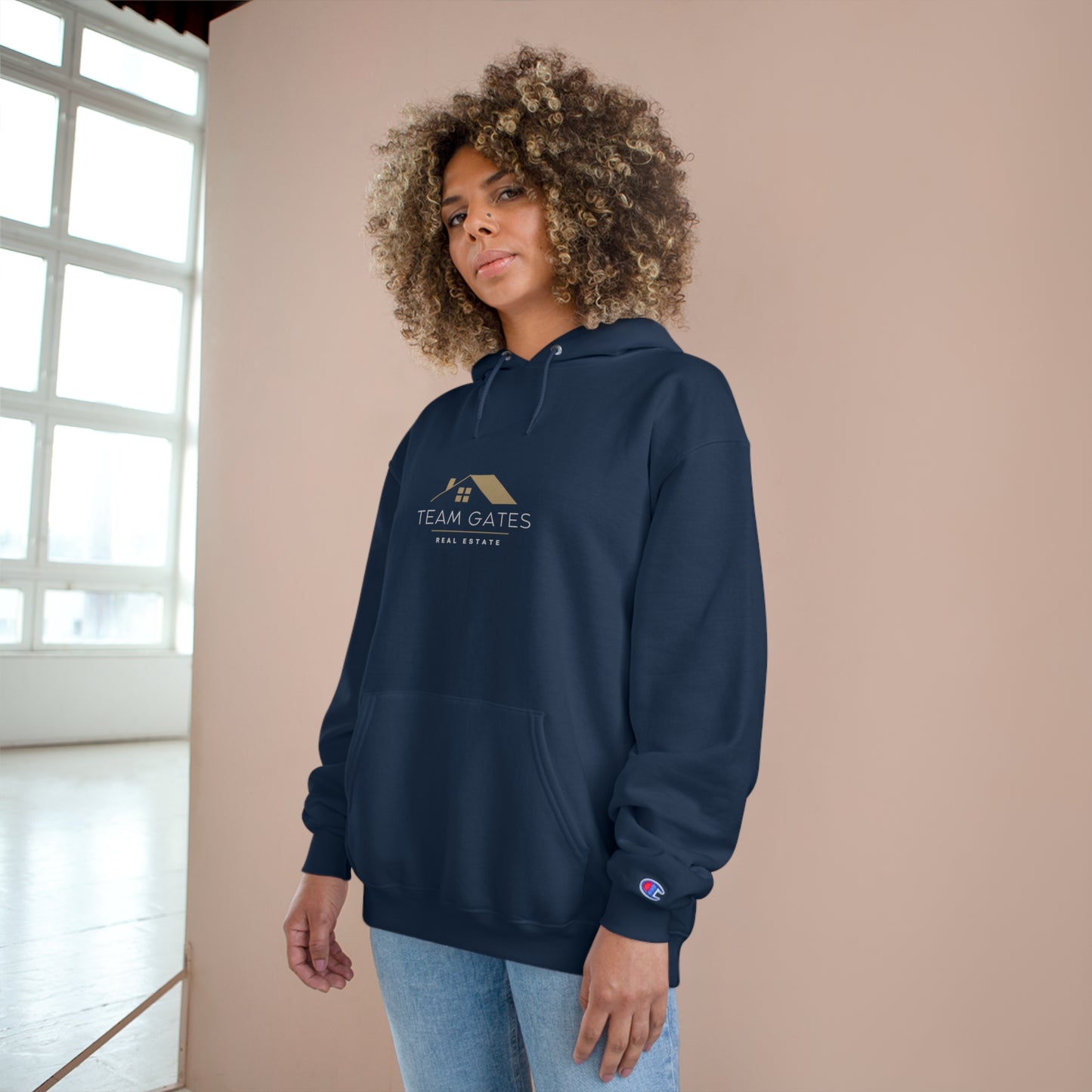 Team Gates - Large logo - Champion Hoodie