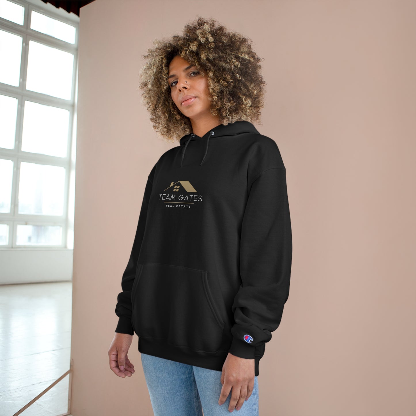 Team Gates - Large logo - Champion Hoodie
