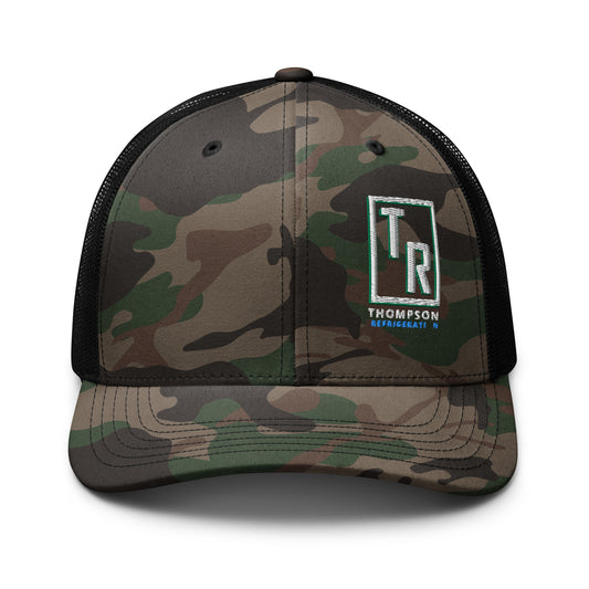 Thompson Refrigeration - Logo #3 - Camouflage trucker hat