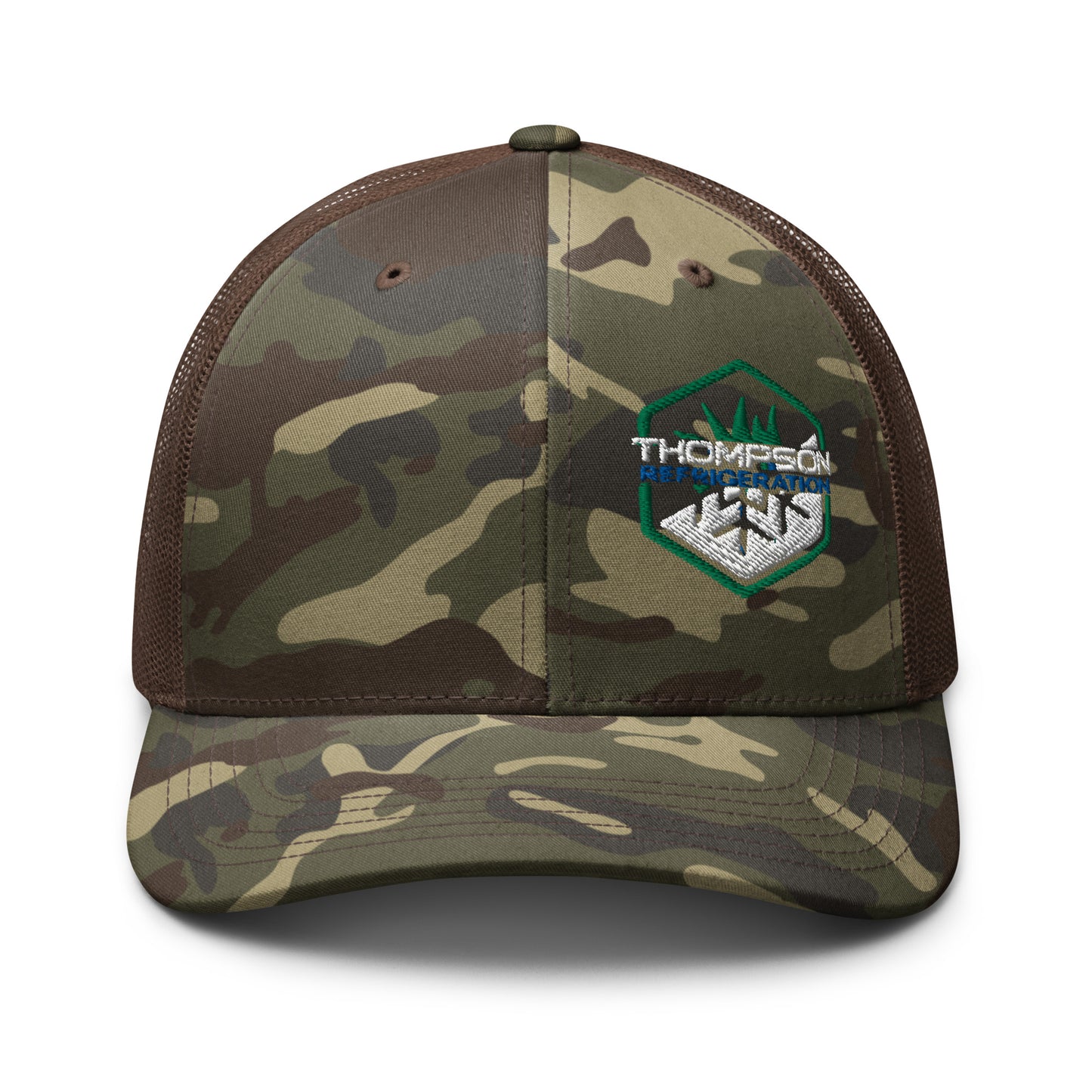 Camouflage trucker hat