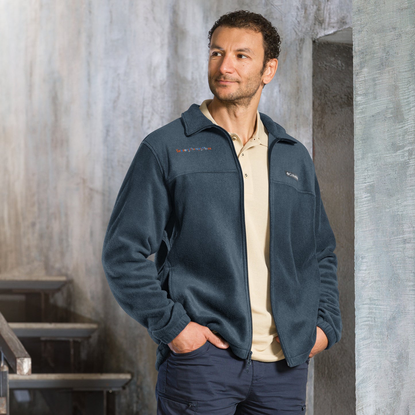 Sensory Therapy - Unisex Columbia fleece jacket