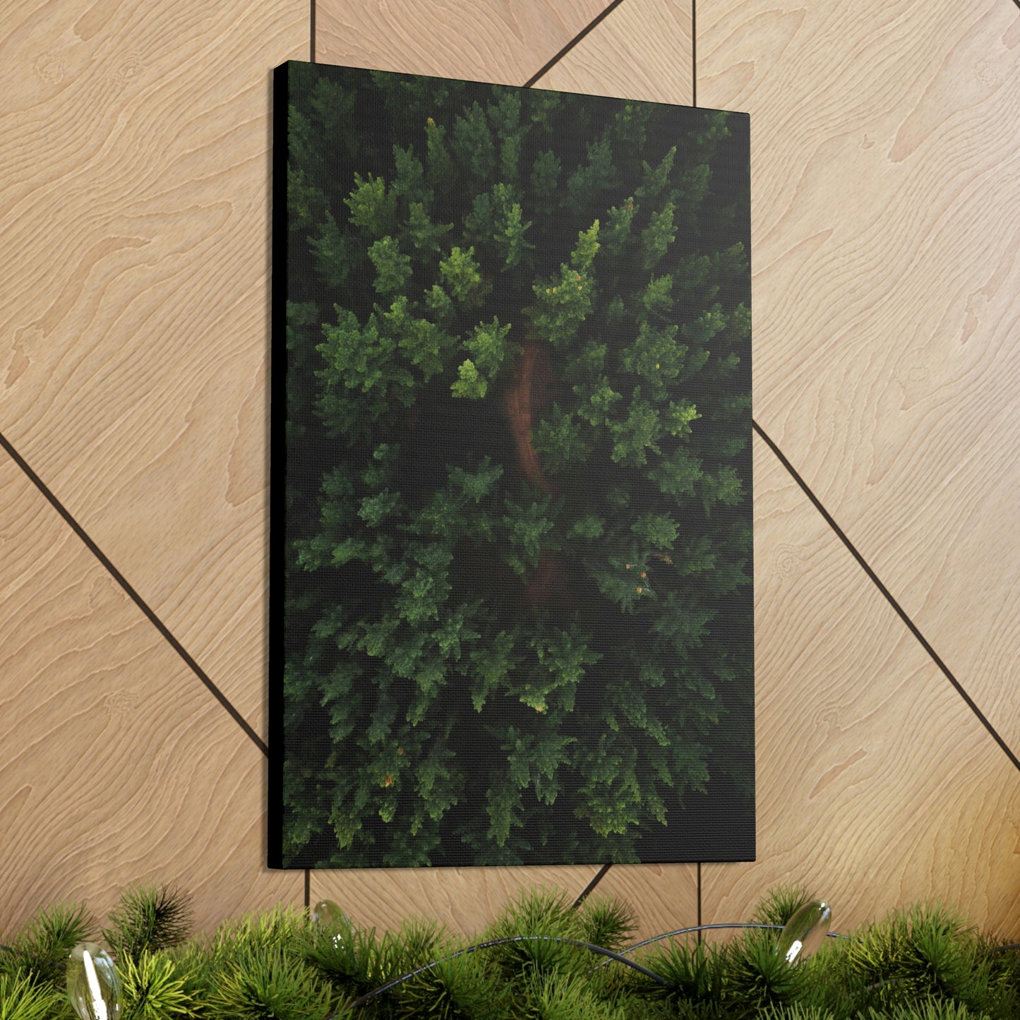 Forest eagle-view - Canvas Gallery Wraps