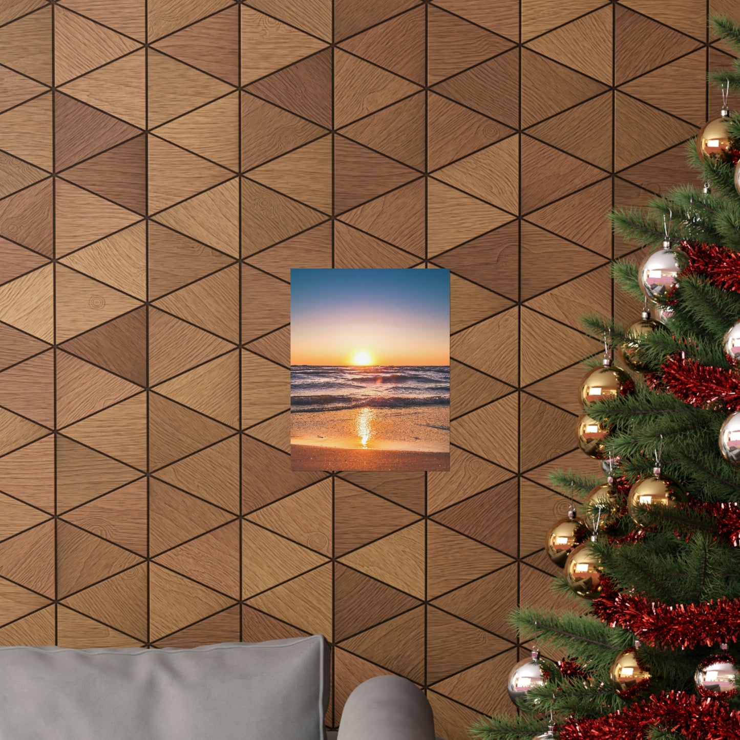 Beach Sunset Premium Matte Vertical Posters