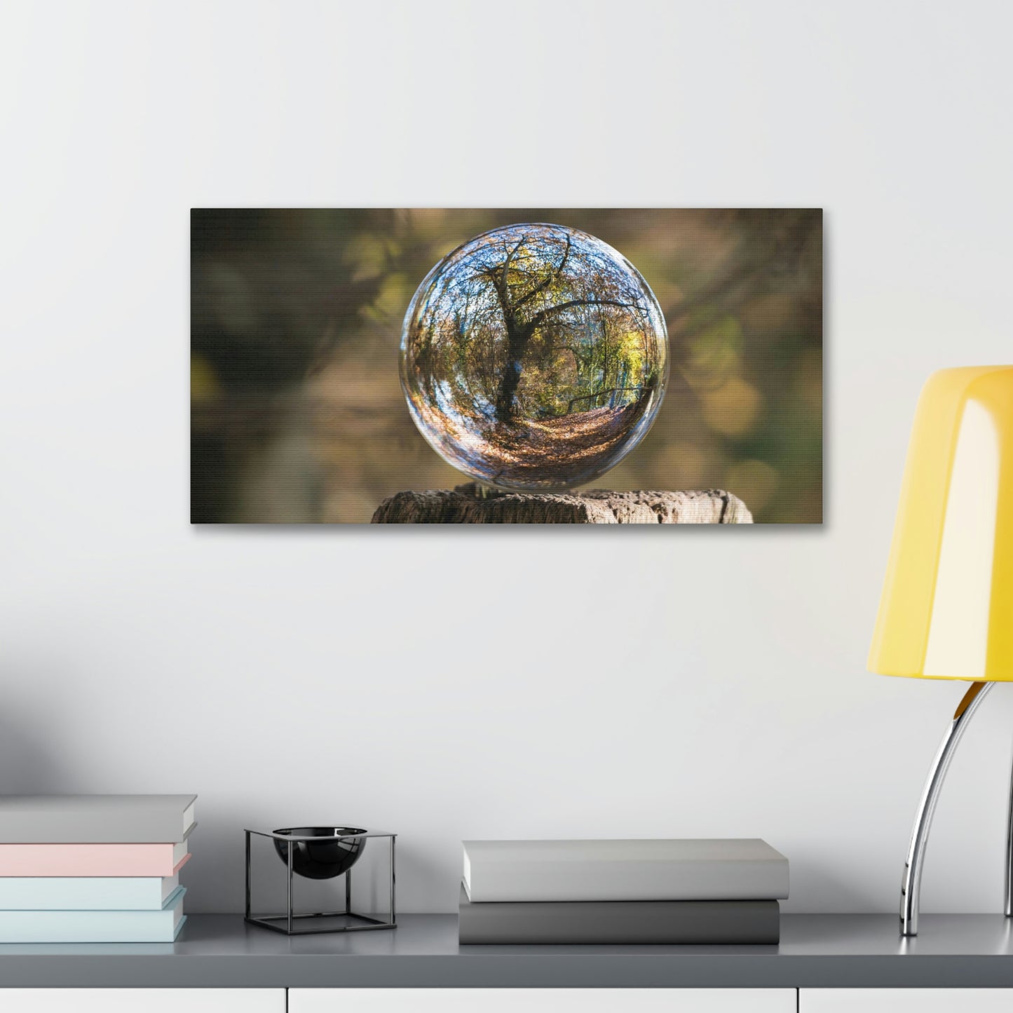Forest, Globe, Trees, Nature, Forest Globe - Polyester Canvas