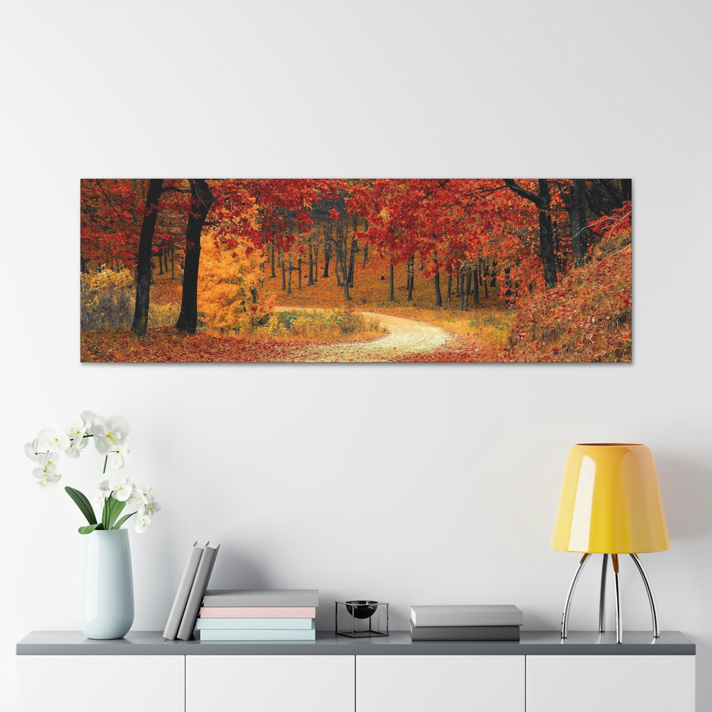Fall Trail - Foliage forest - Canvas Gallery Wraps