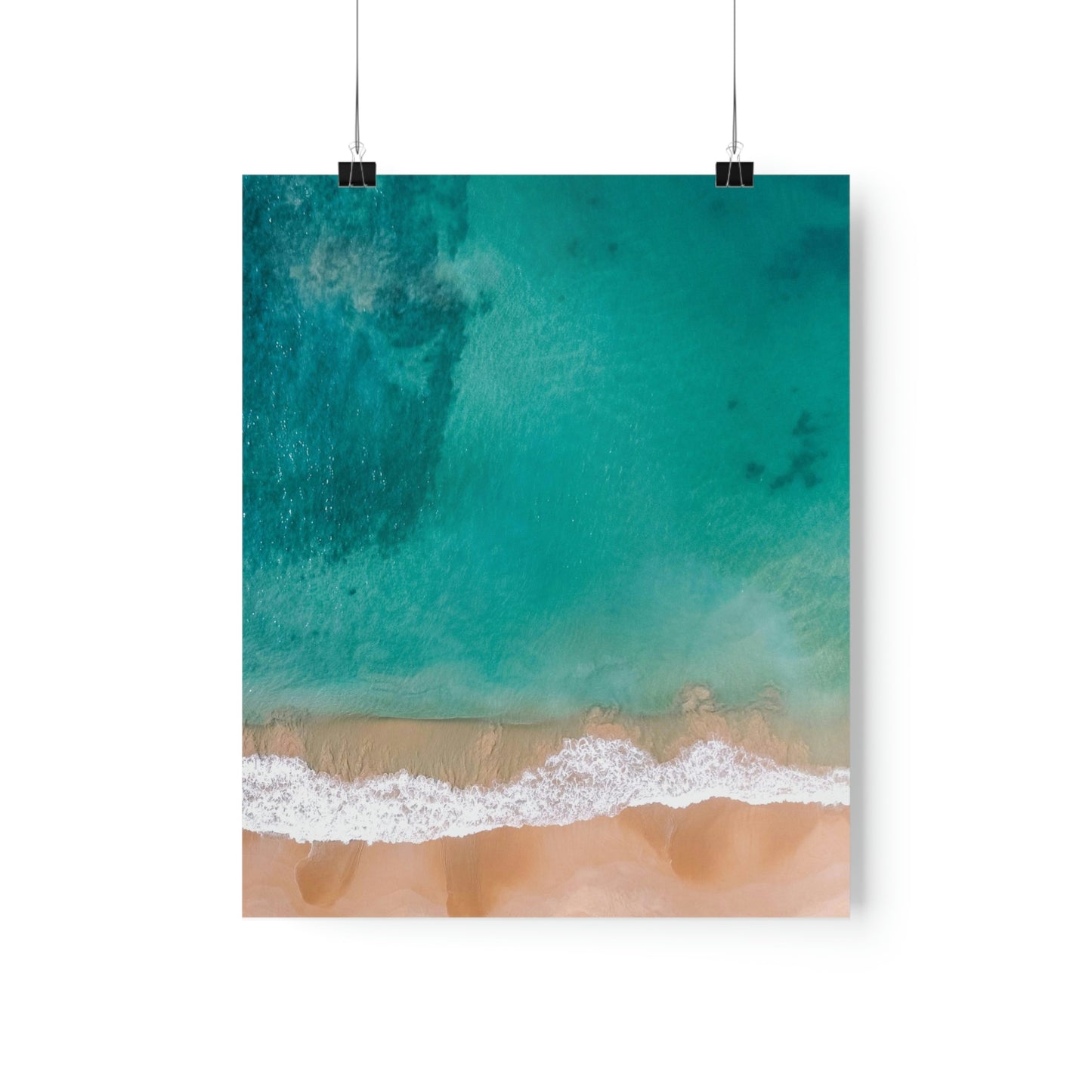 Beach Waves Matte Vertical Posters