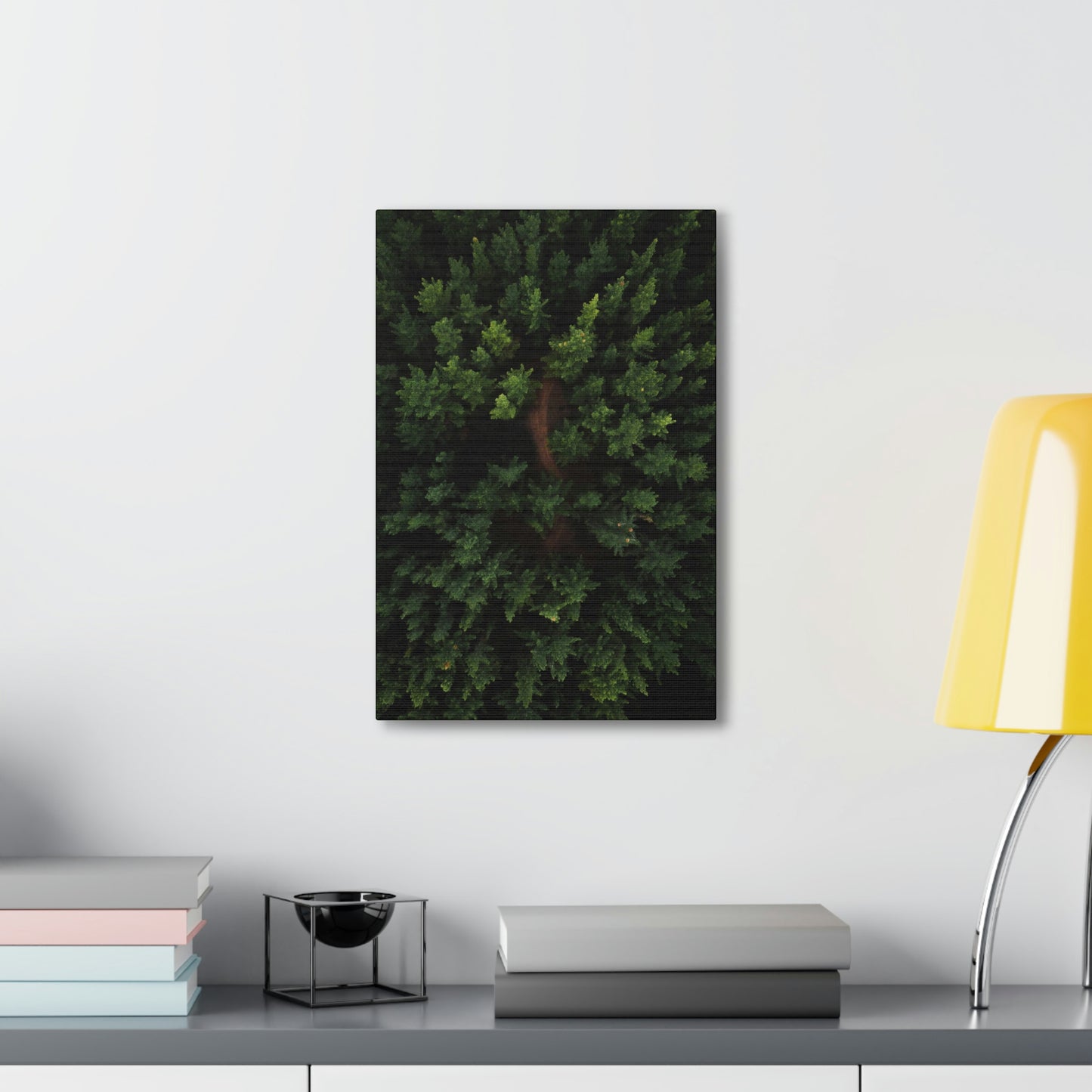 Forest eagle-view - Canvas Gallery Wraps