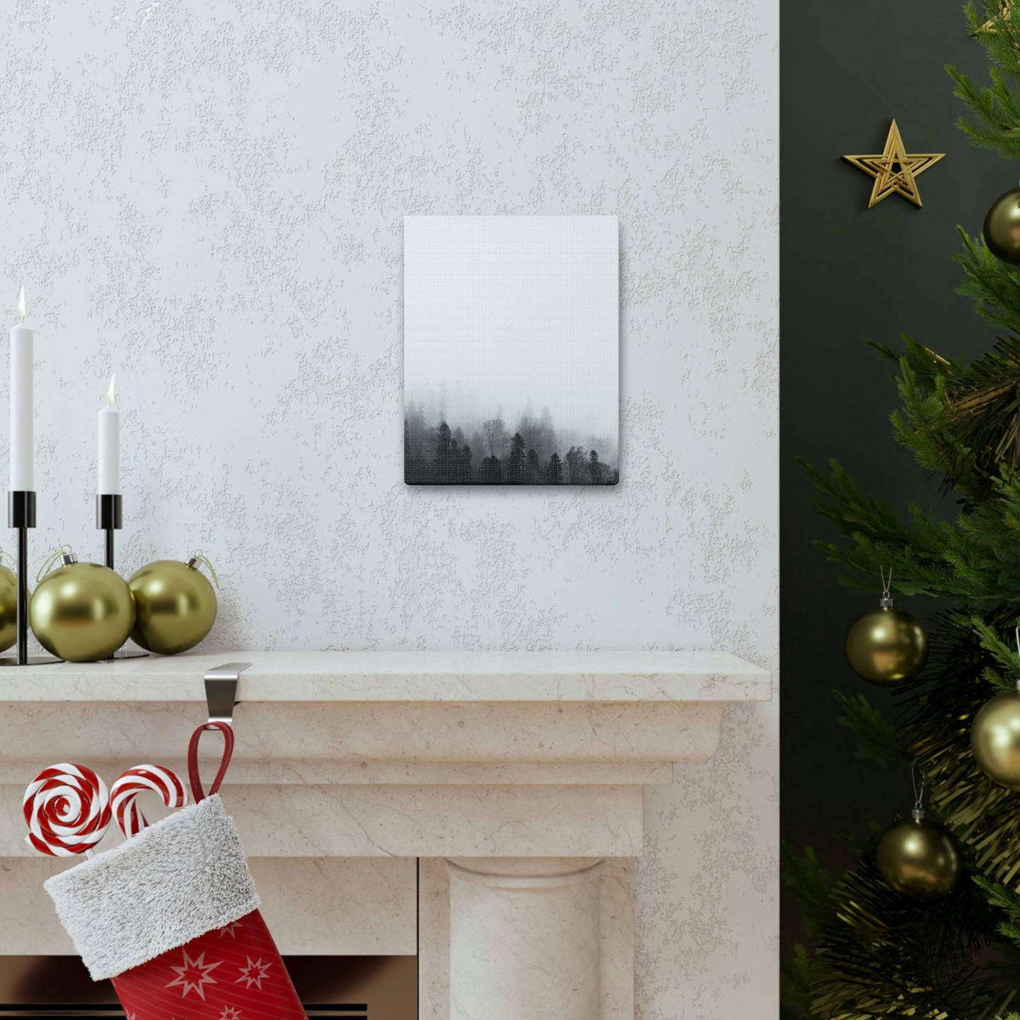 B&W Forest - Canvas Gallery Wraps