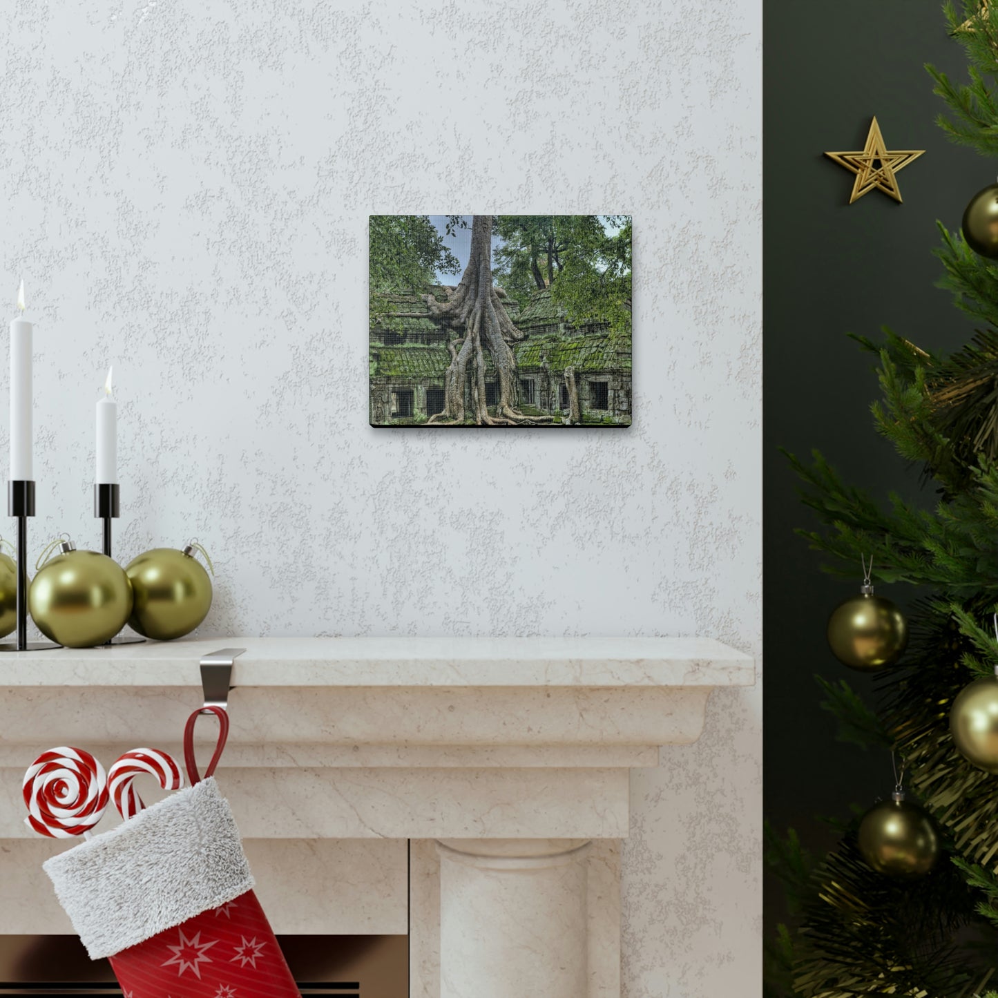 Jungle Temple - nature, trees Canvas Gallery Wraps