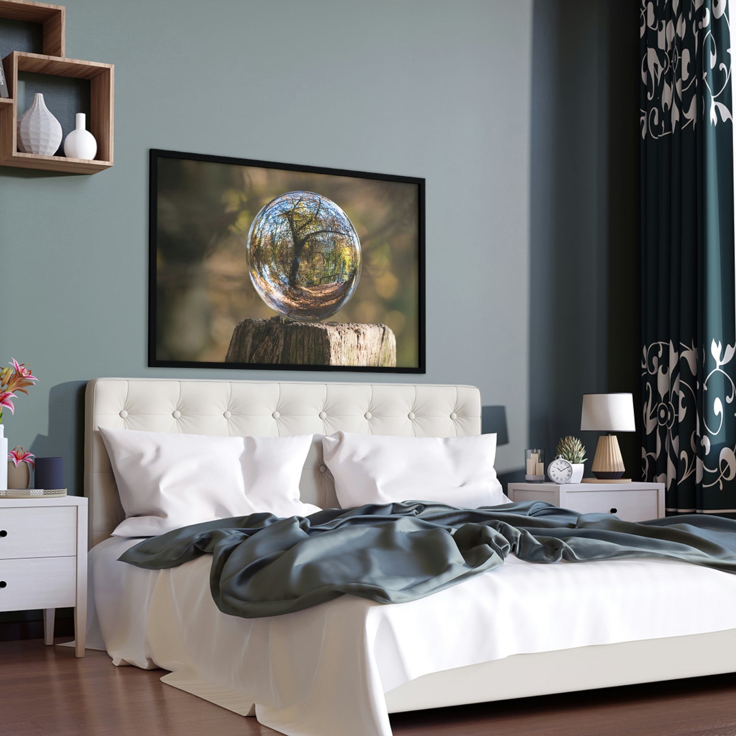 Forest Globe - Framed Poster, Horizontal