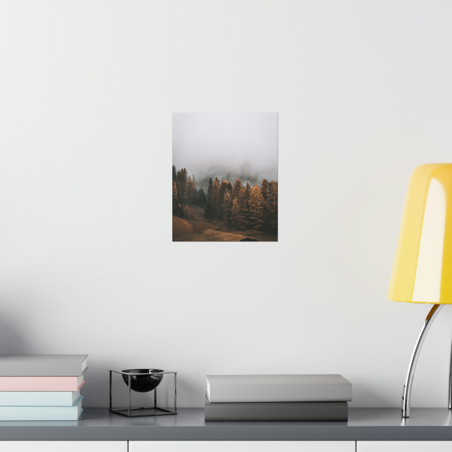 Smokey Mountains, Forest, Fog - Premium Matte Vertical Posters
