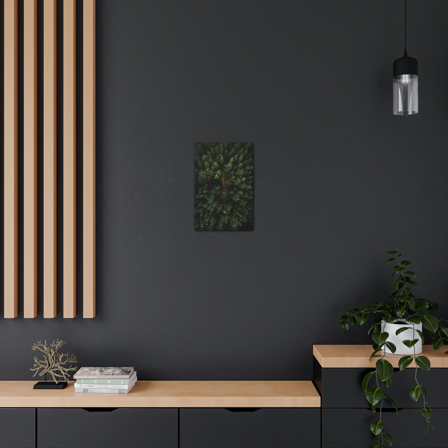 Forest eagle-view - Canvas Gallery Wraps