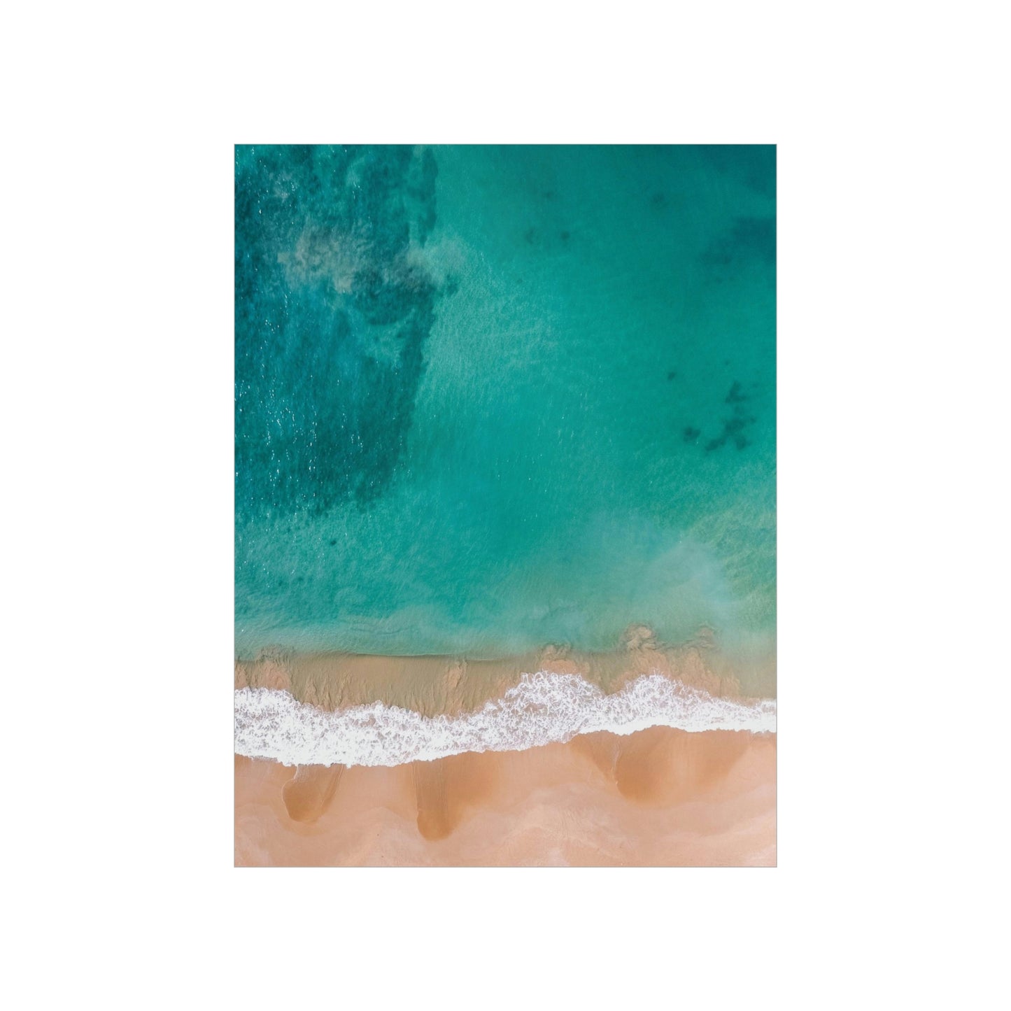 Beach Waves Matte Vertical Posters