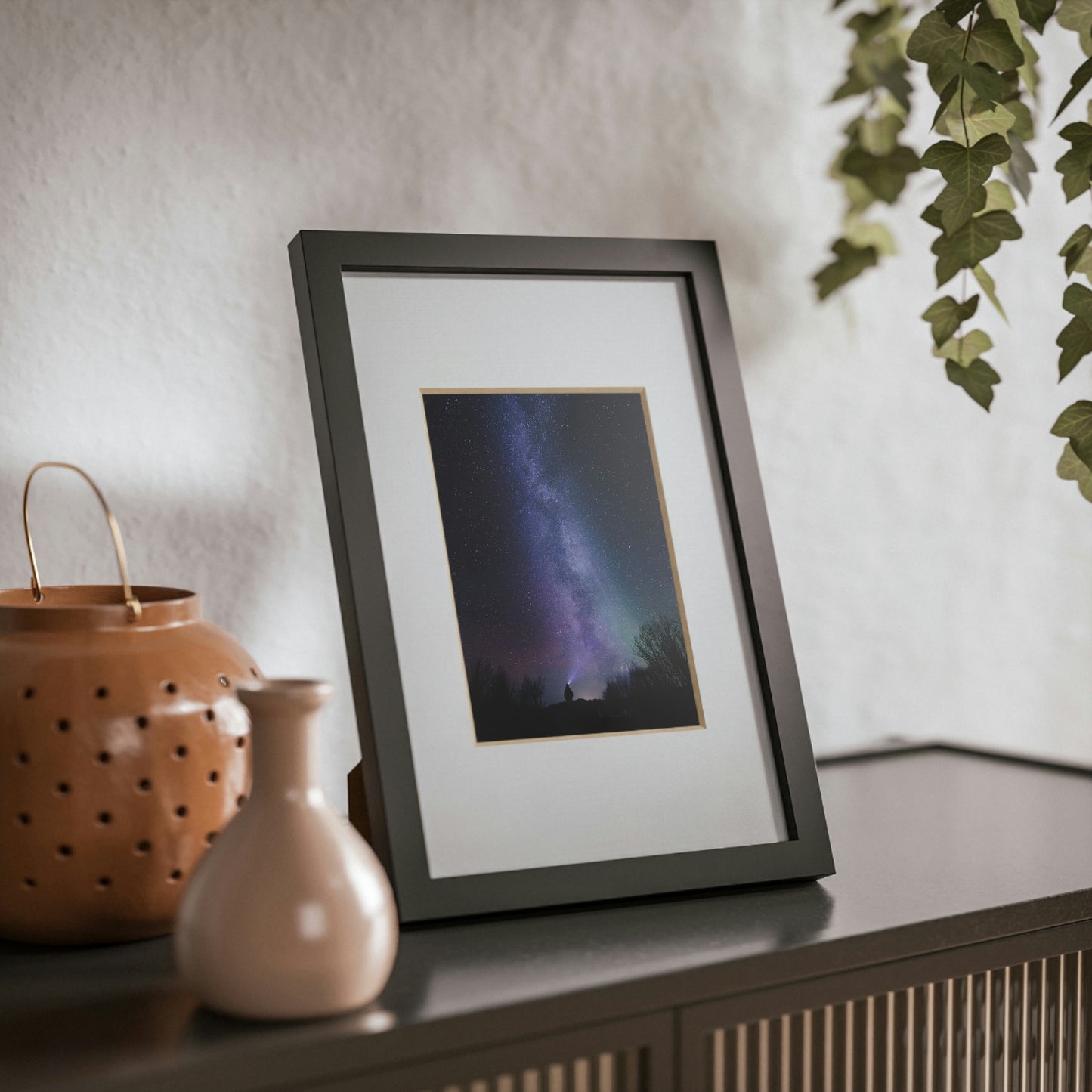 Star Gazer - Framed Posters, Black
