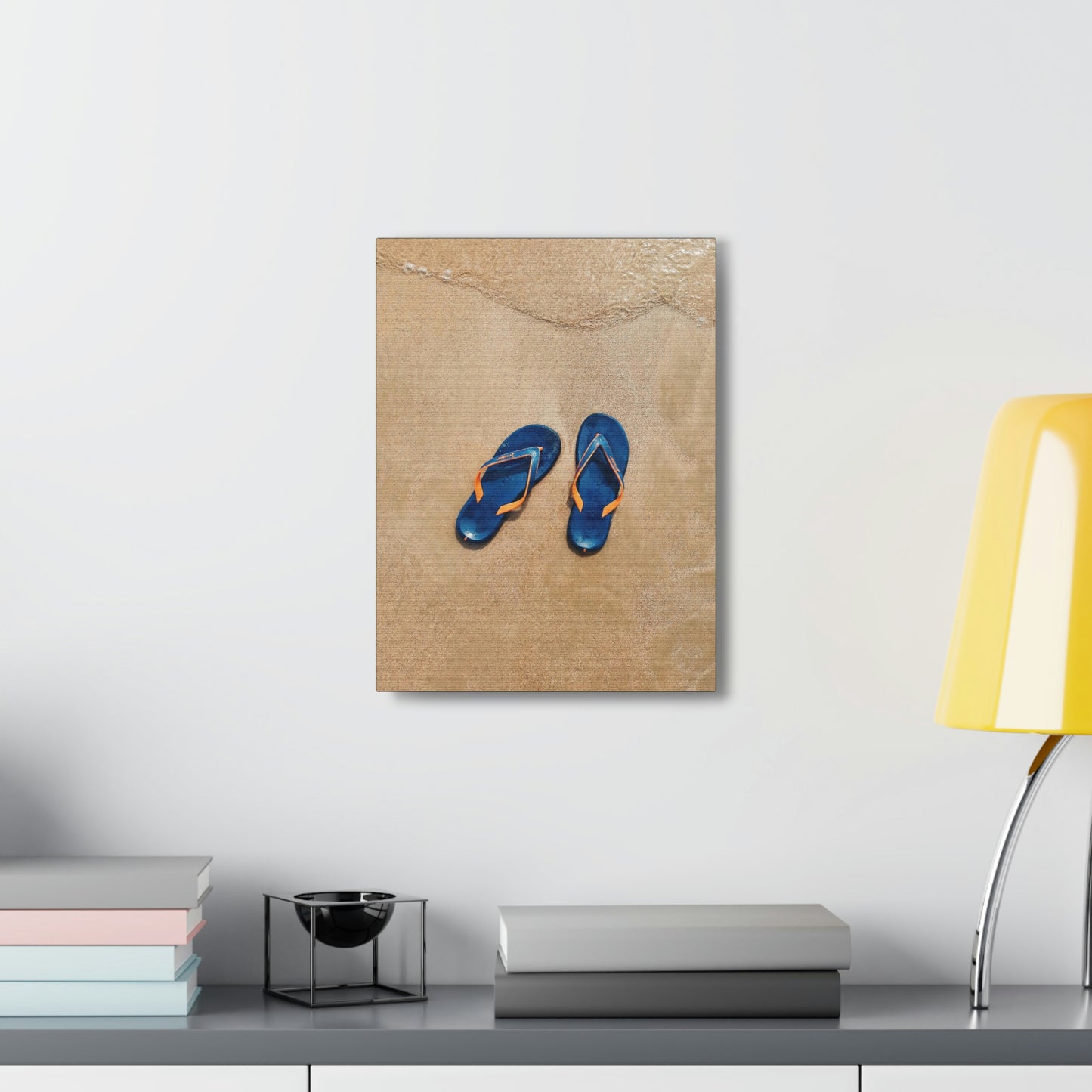Beachin flip flops - Canvas Gallery Wraps