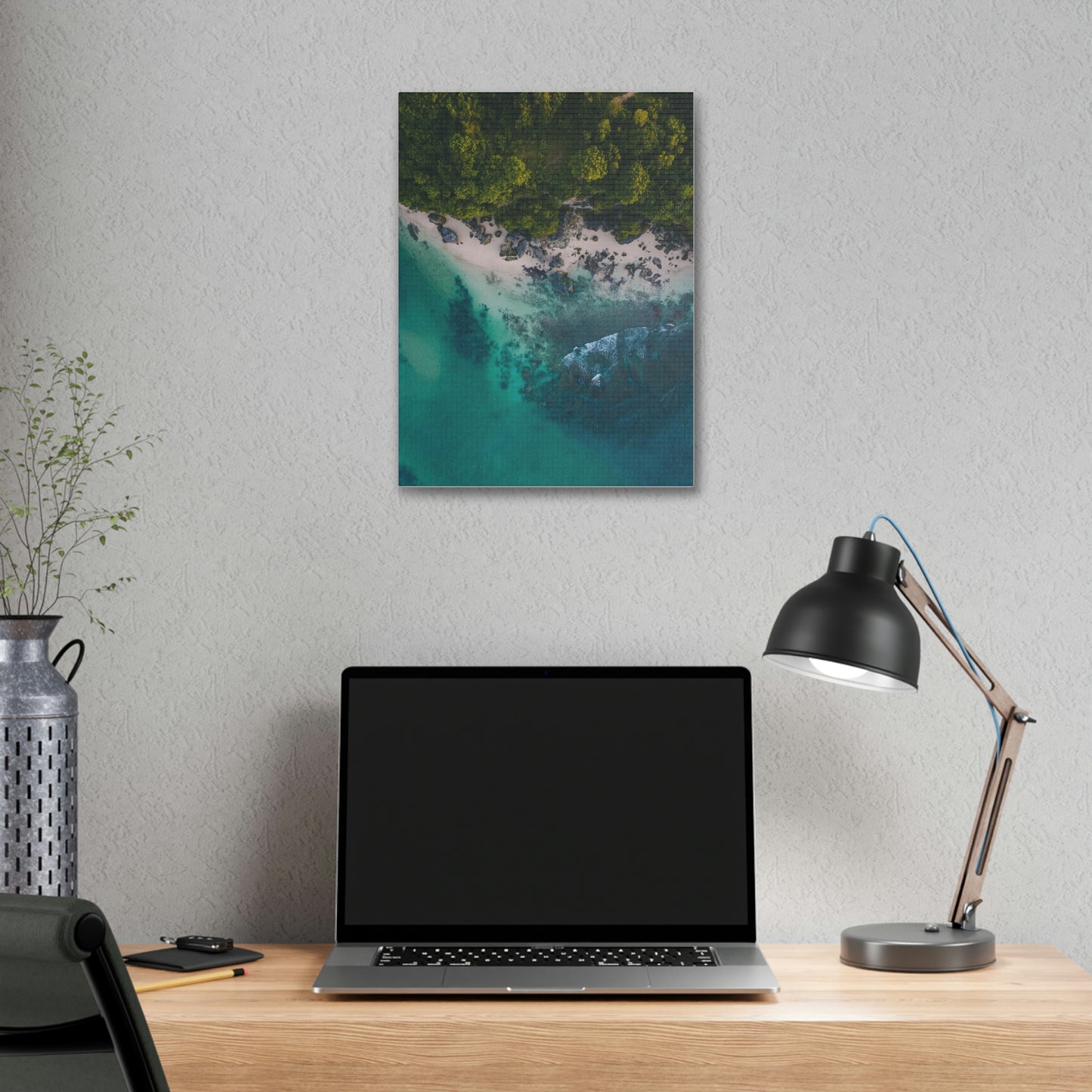 Ocean Waves - Polyester Canvas