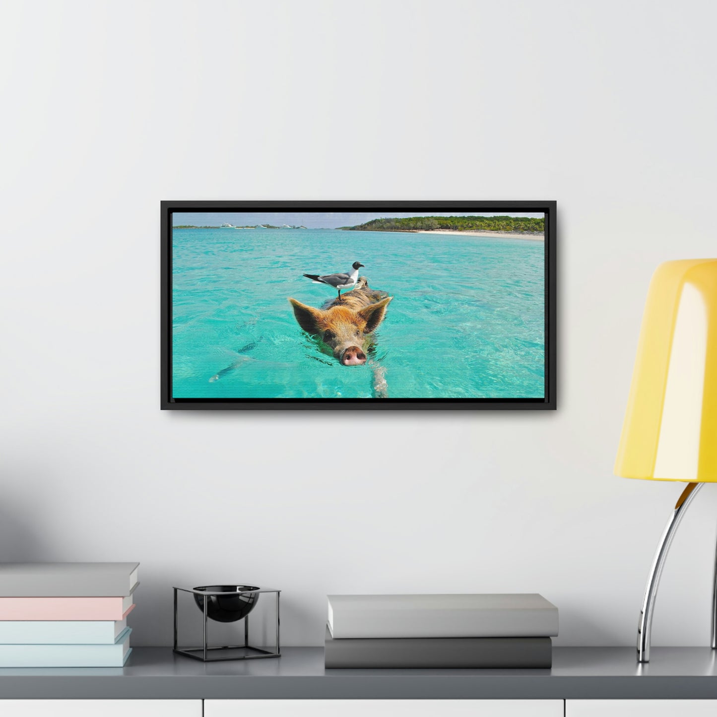 Ocean hog - Gallery Canvas Wraps, Horizontal Frame