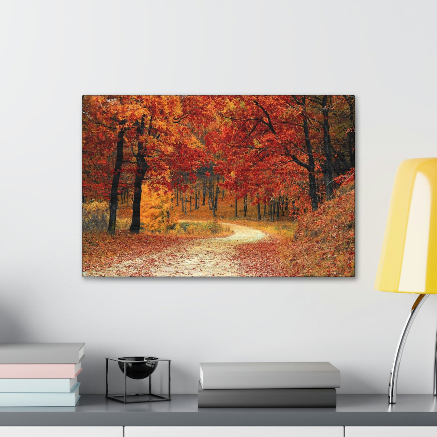 Fall Trail - Foliage forest - Canvas Gallery Wraps