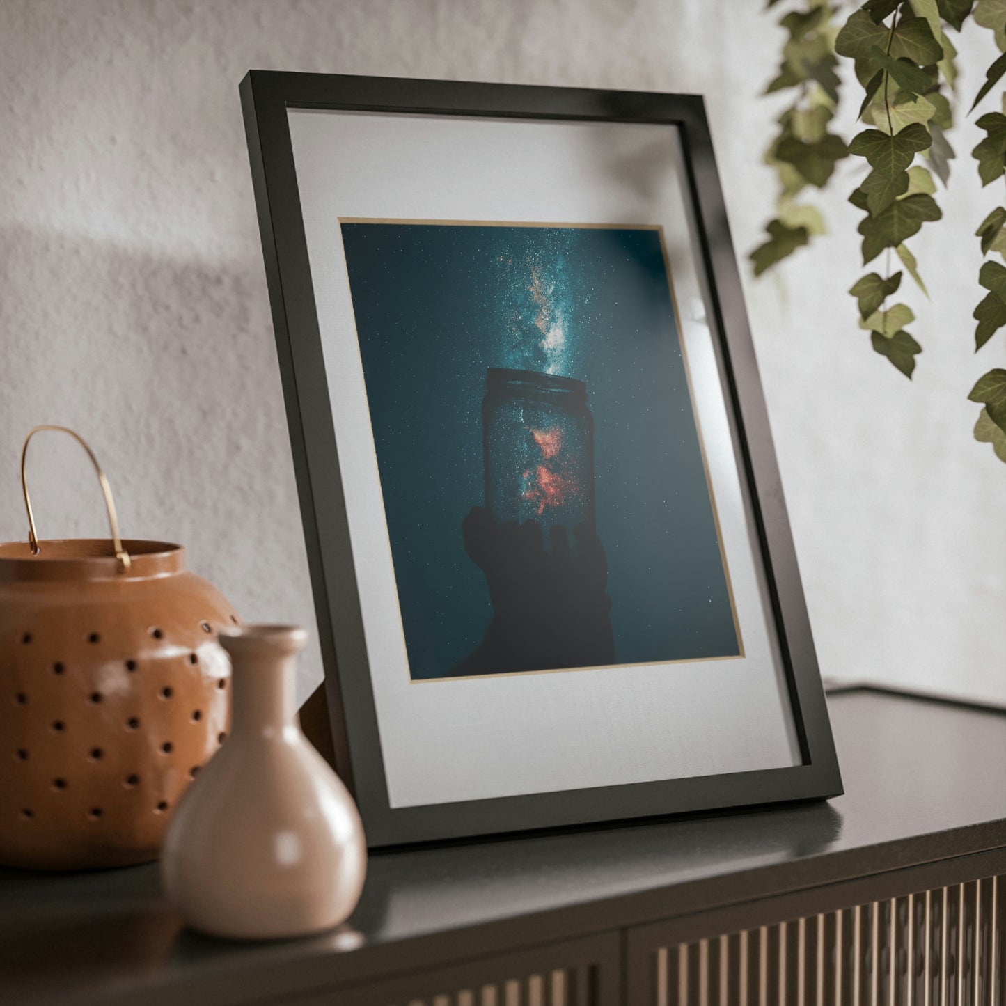 Star Catcher - Framed Posters, Black