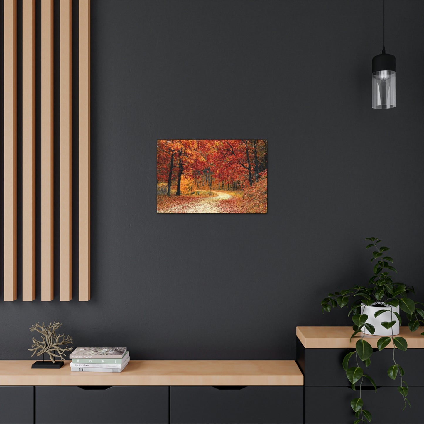 Fall Trail - Foliage forest - Canvas Gallery Wraps