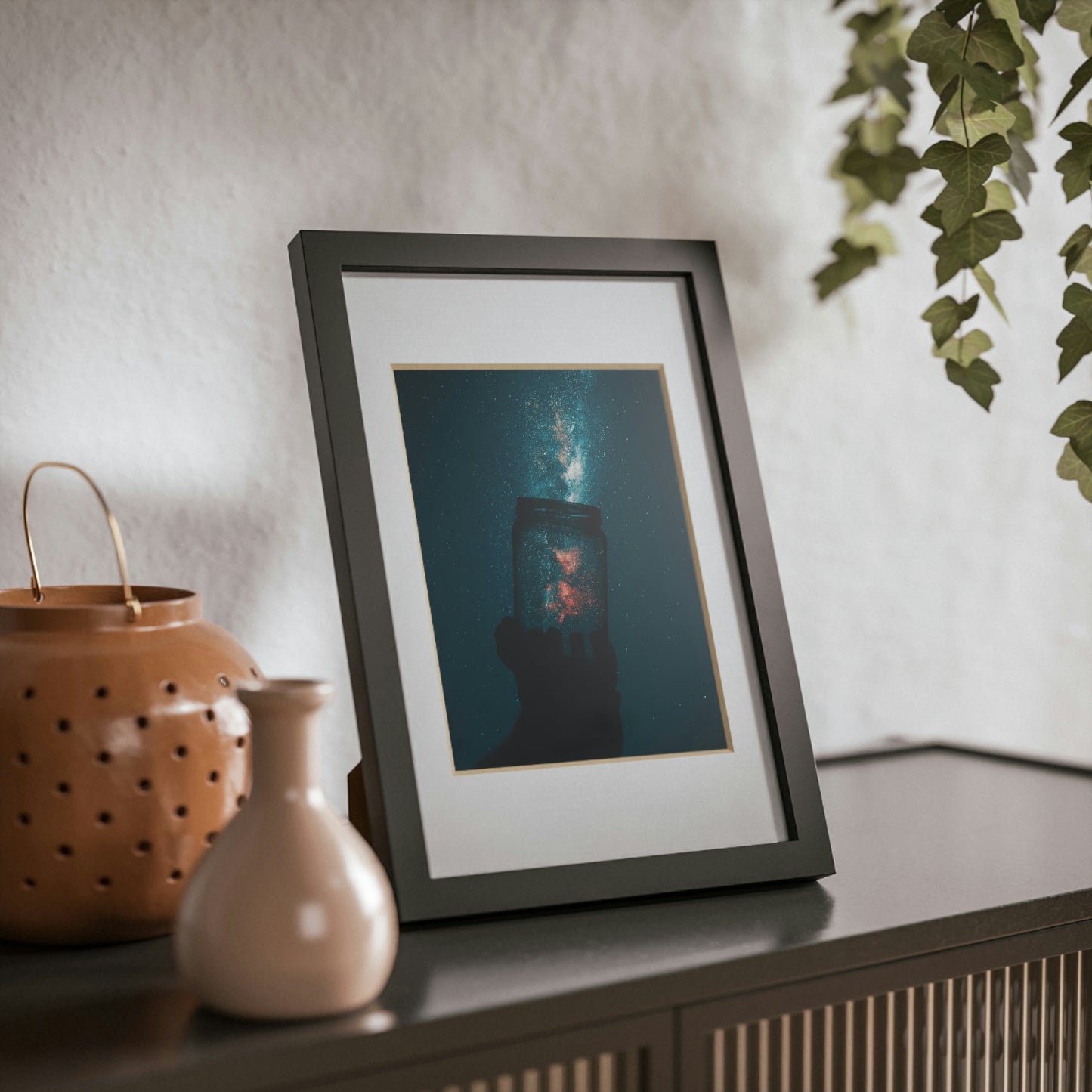 Star Catcher - Framed Posters, Black