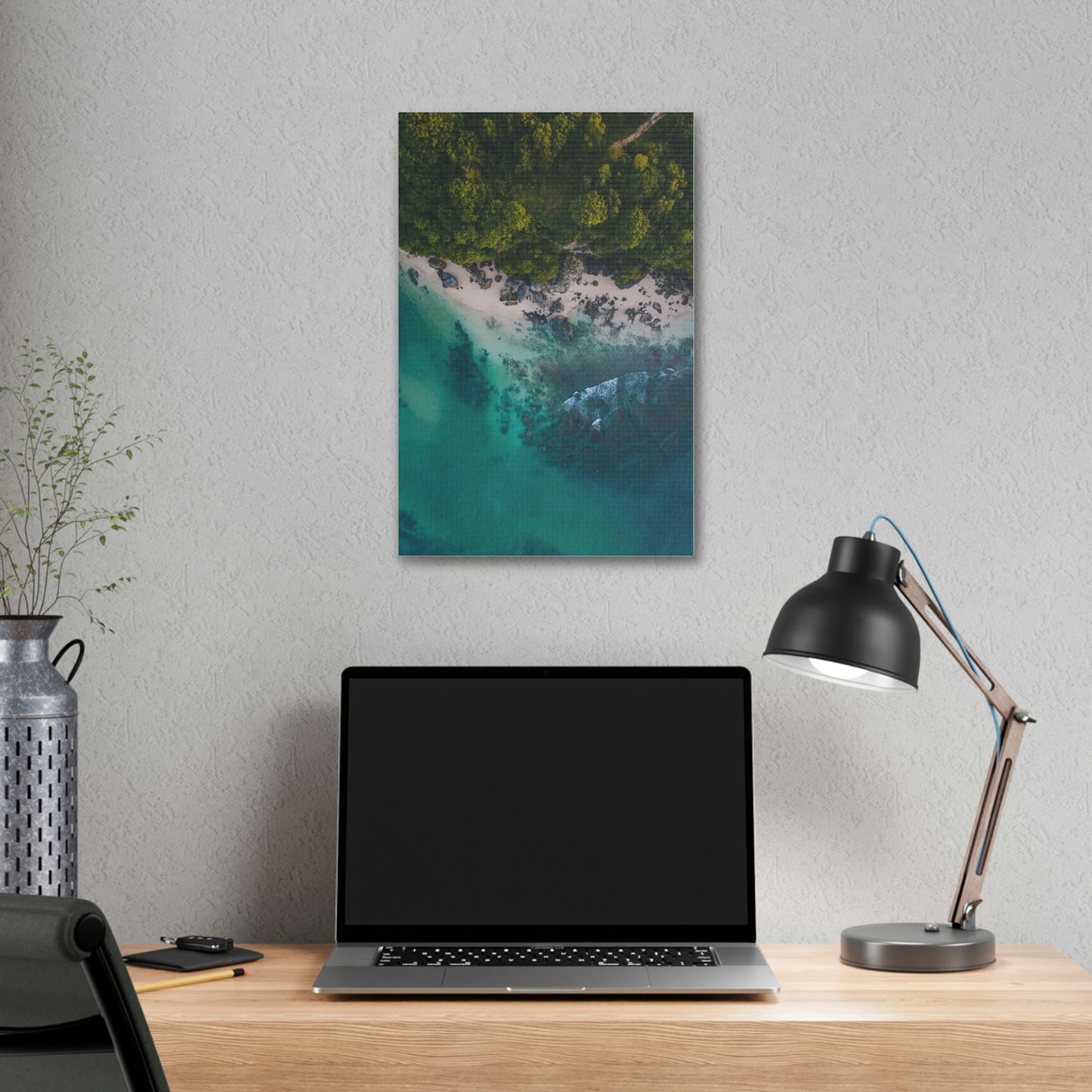 Ocean Waves - Polyester Canvas