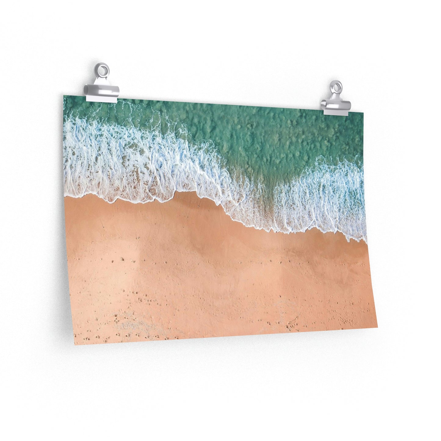 Beach Waves Premium Matte horizontal posters