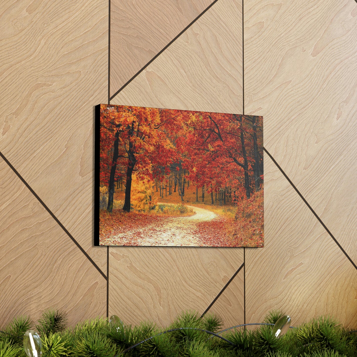 Fall Trail - Foliage forest - Canvas Gallery Wraps