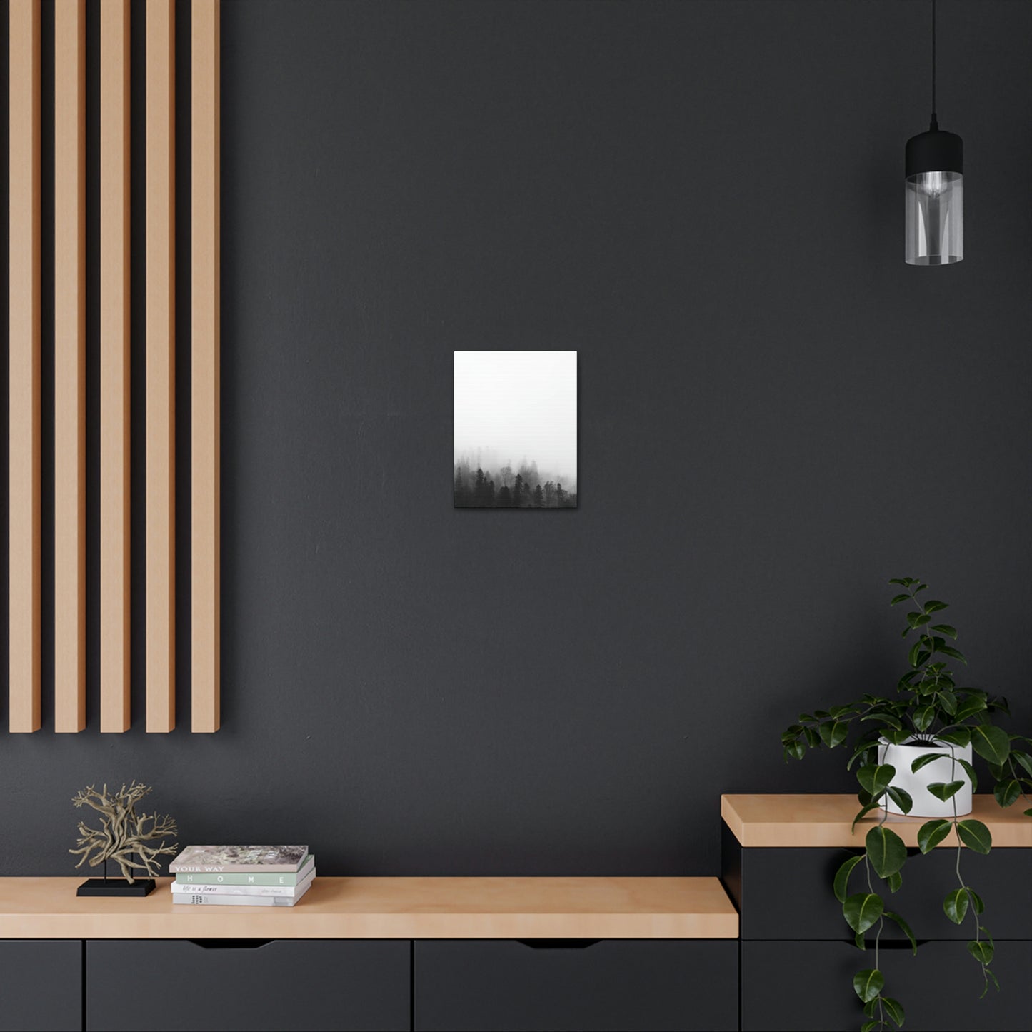 B&W Forest - Canvas Gallery Wraps