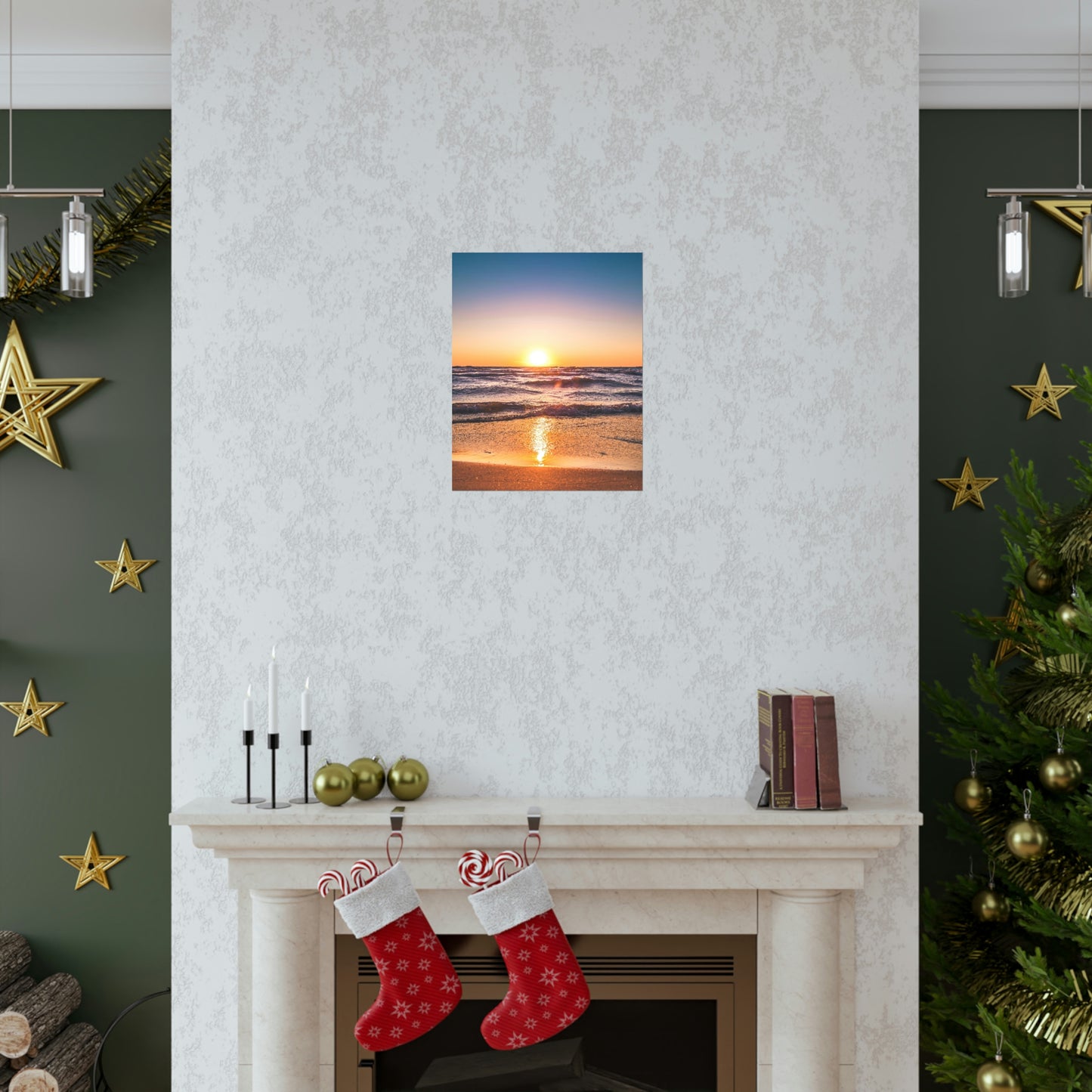 Beach Sunset Premium Matte Vertical Posters
