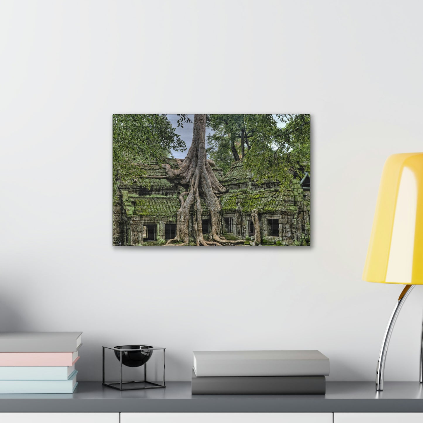 Jungle Temple - nature, trees Canvas Gallery Wraps