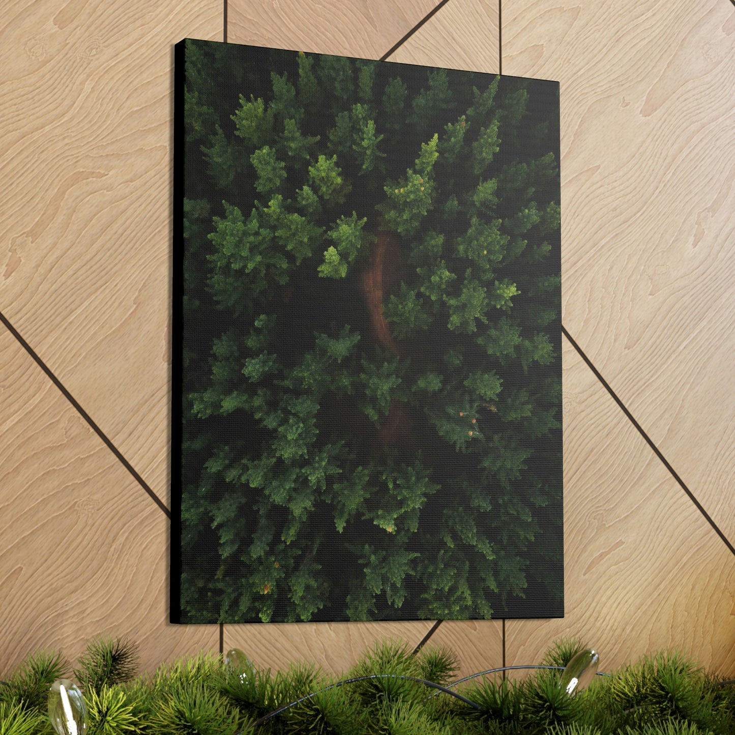 Forest eagle-view - Canvas Gallery Wraps