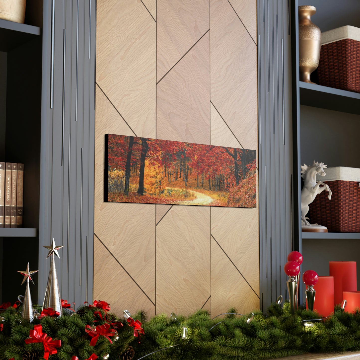 Fall Trail - Foliage forest - Canvas Gallery Wraps