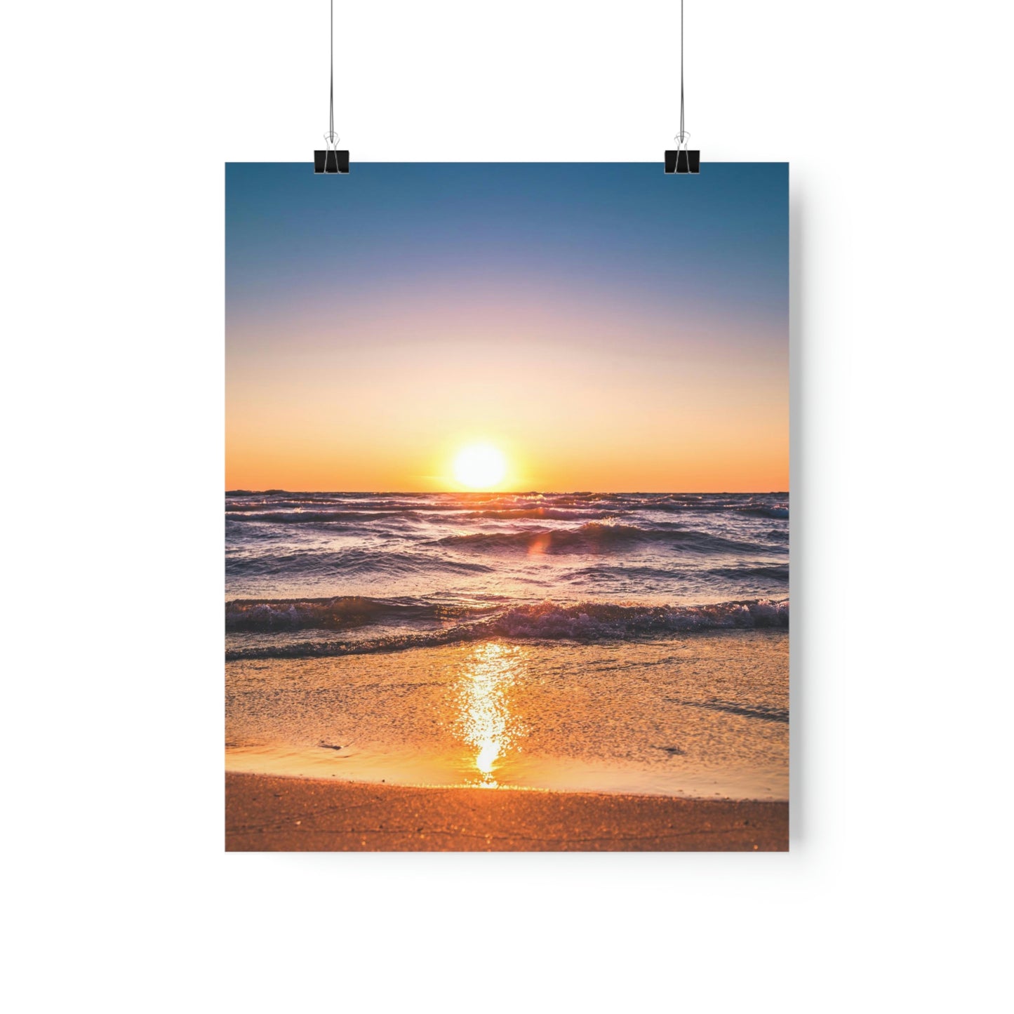 Beach Sunset Premium Matte Vertical Posters