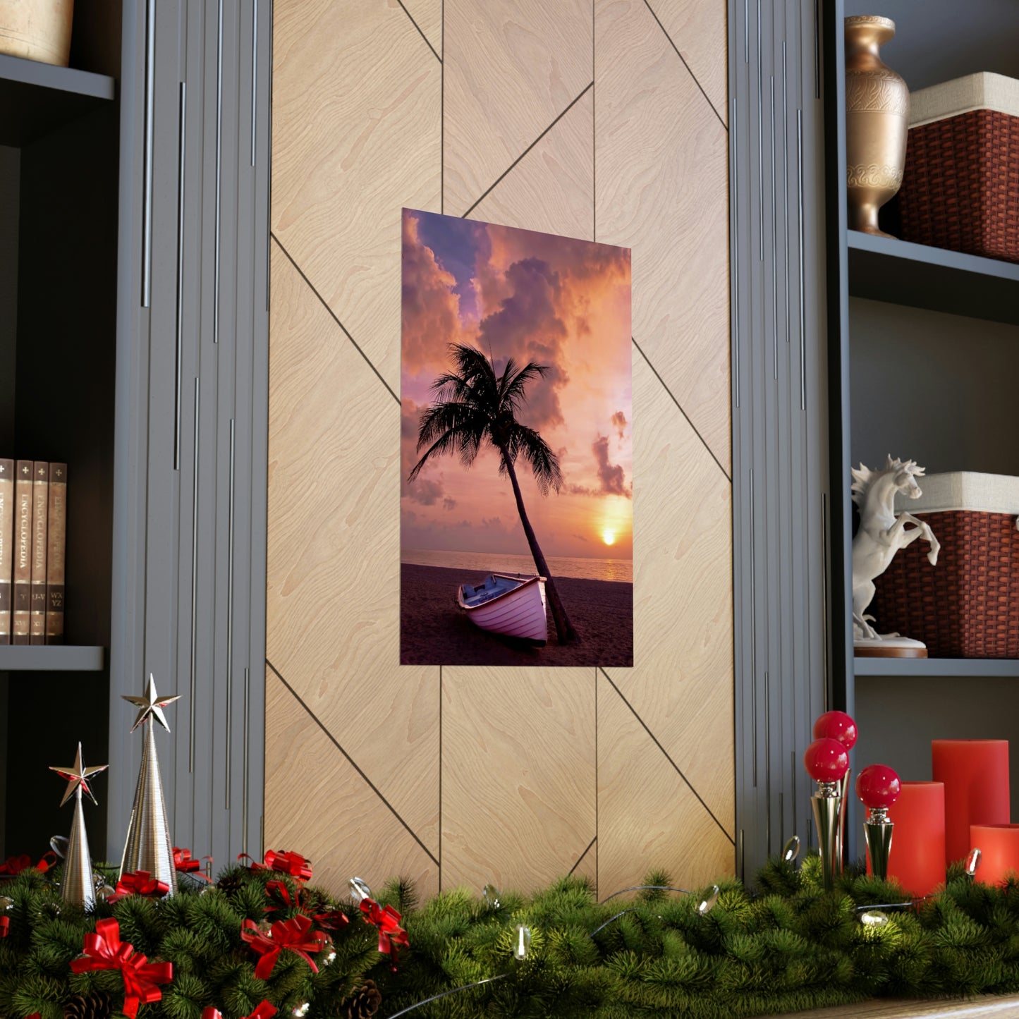 Beach Sunset Premium Matte Vertical Posters