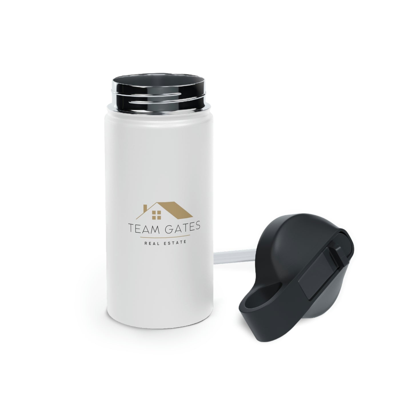 Team Gates - Stainless Steel Water Bottle, Standard Lid