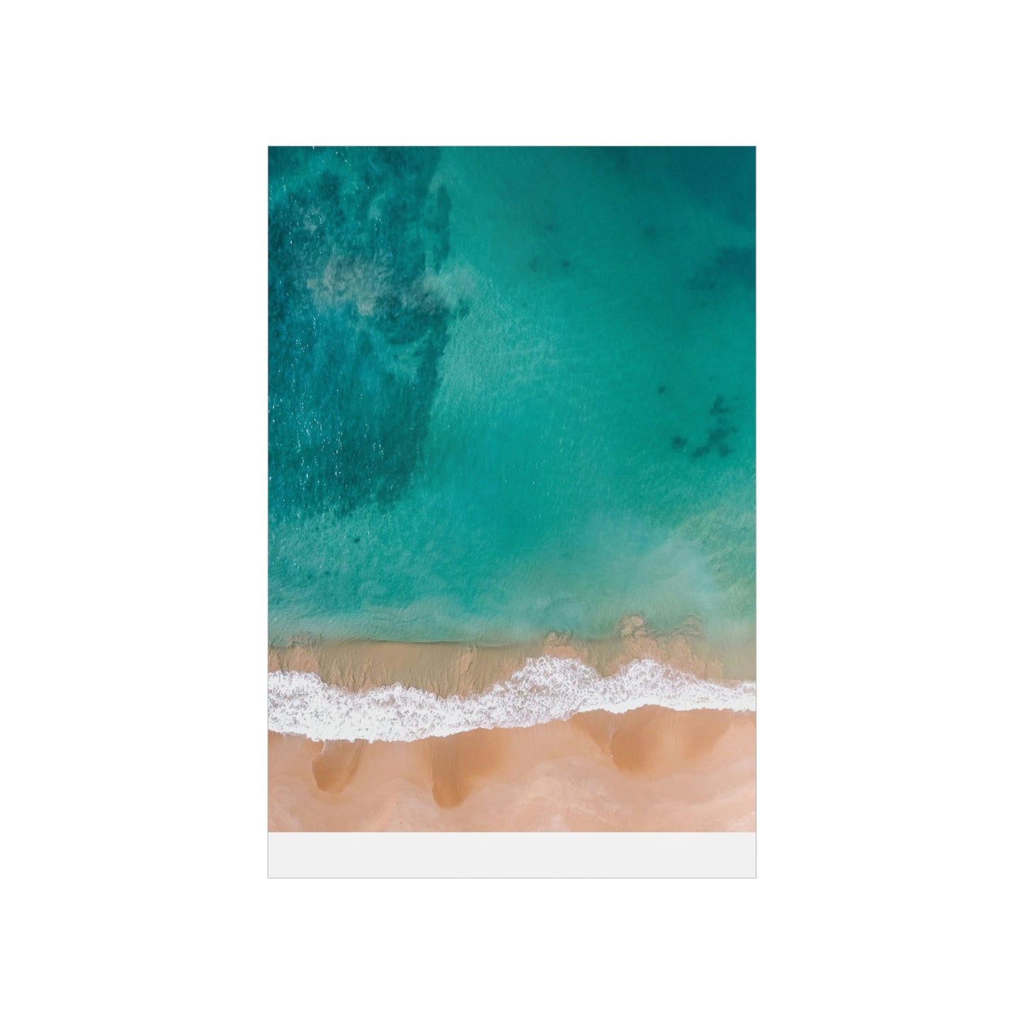Beach Waves Matte Vertical Posters