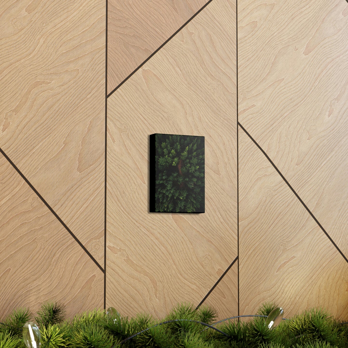 Forest eagle-view - Canvas Gallery Wraps