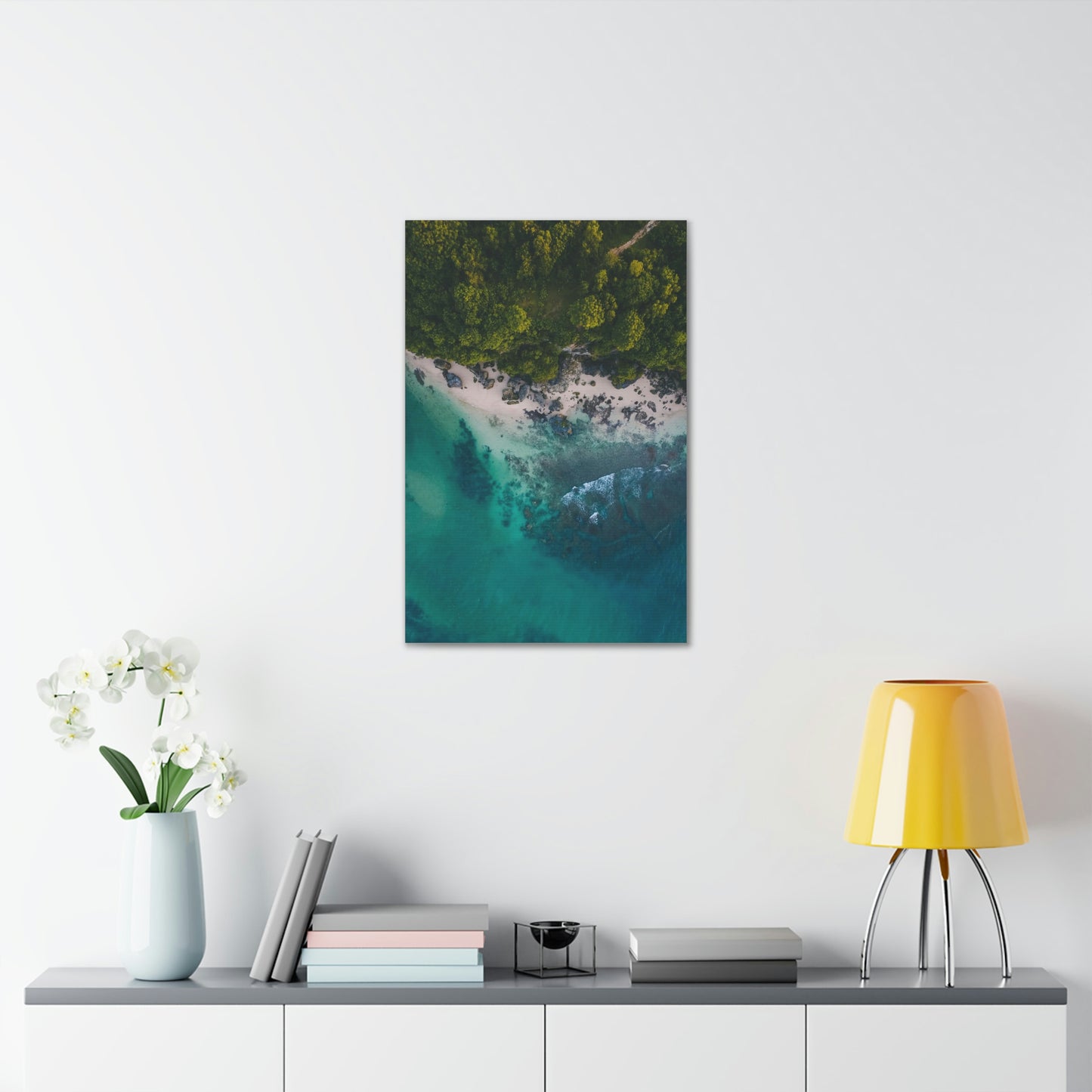 Ocean Waves - Polyester Canvas