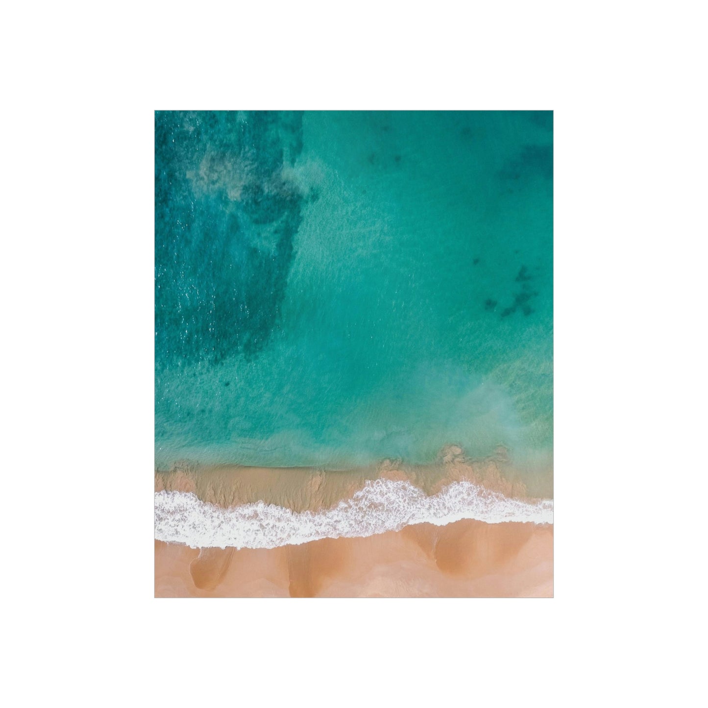 Beach Waves Matte Vertical Posters