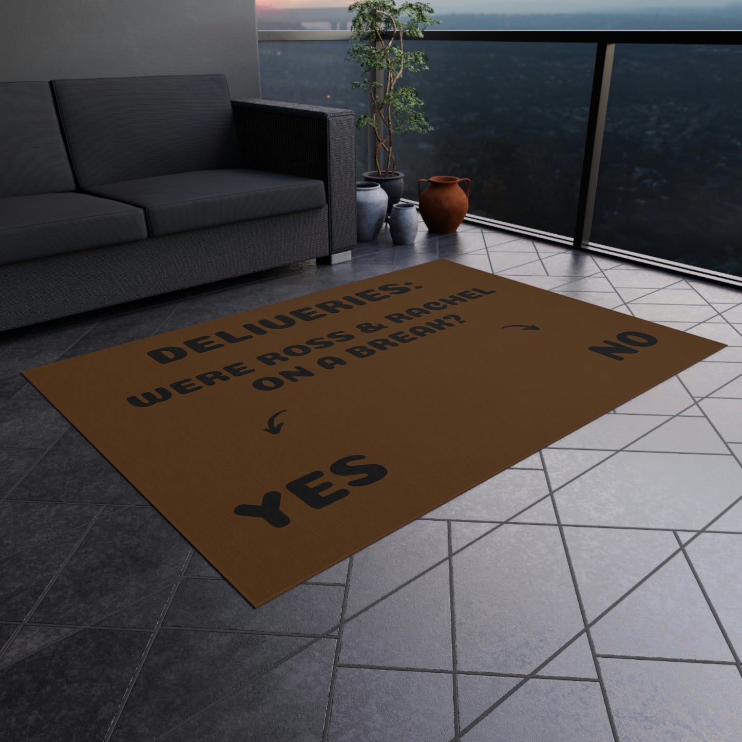 On a break - Outdoor Rug