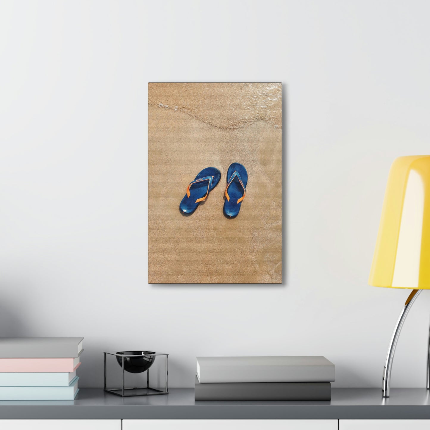 Beachin flip flops - Canvas Gallery Wraps