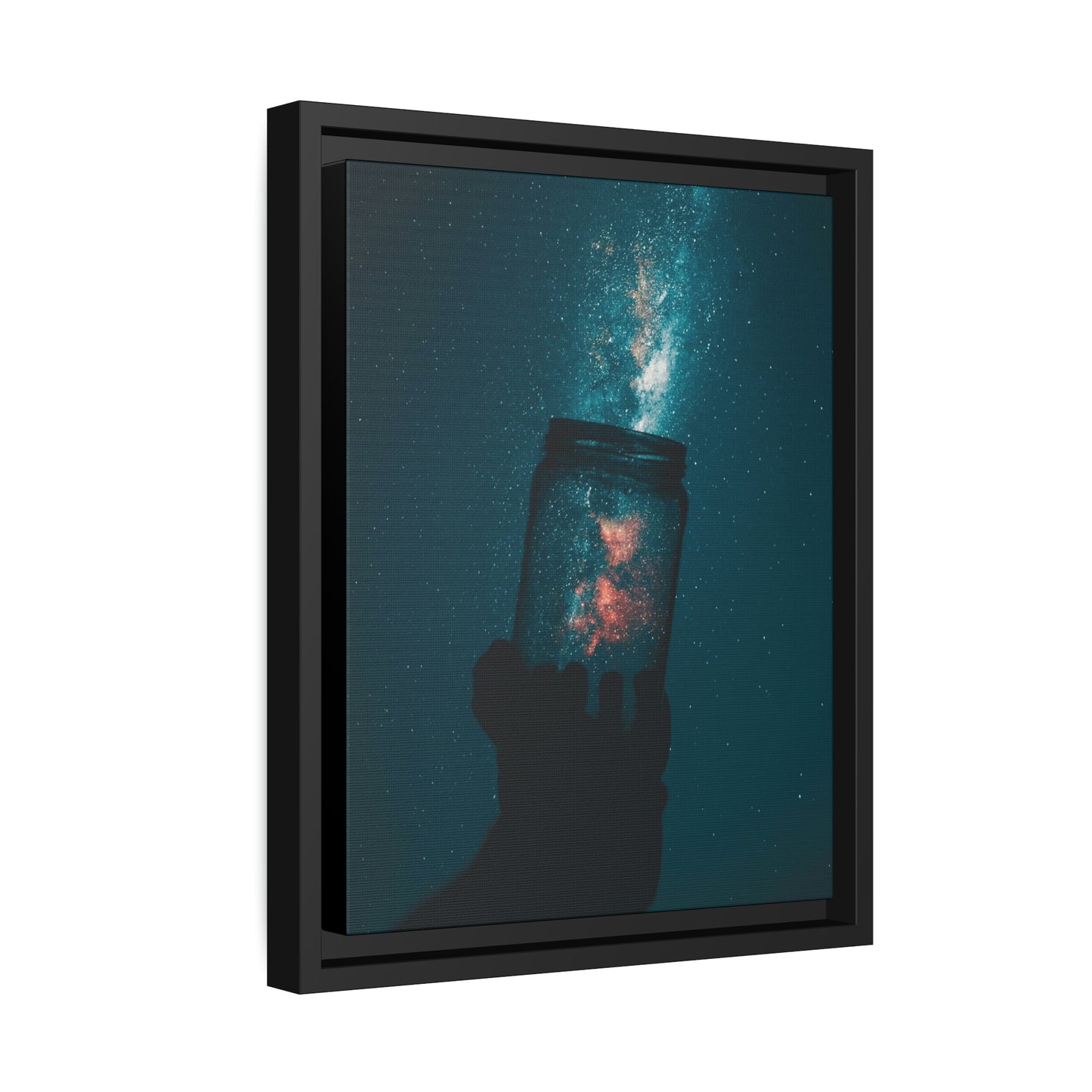 Star Catcher - Matte Canvas, Black Frame