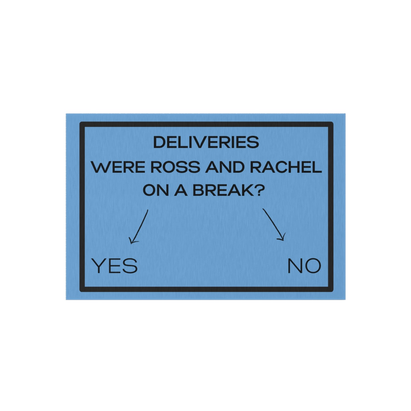 On a Break - Outdoor Rug (light blue)